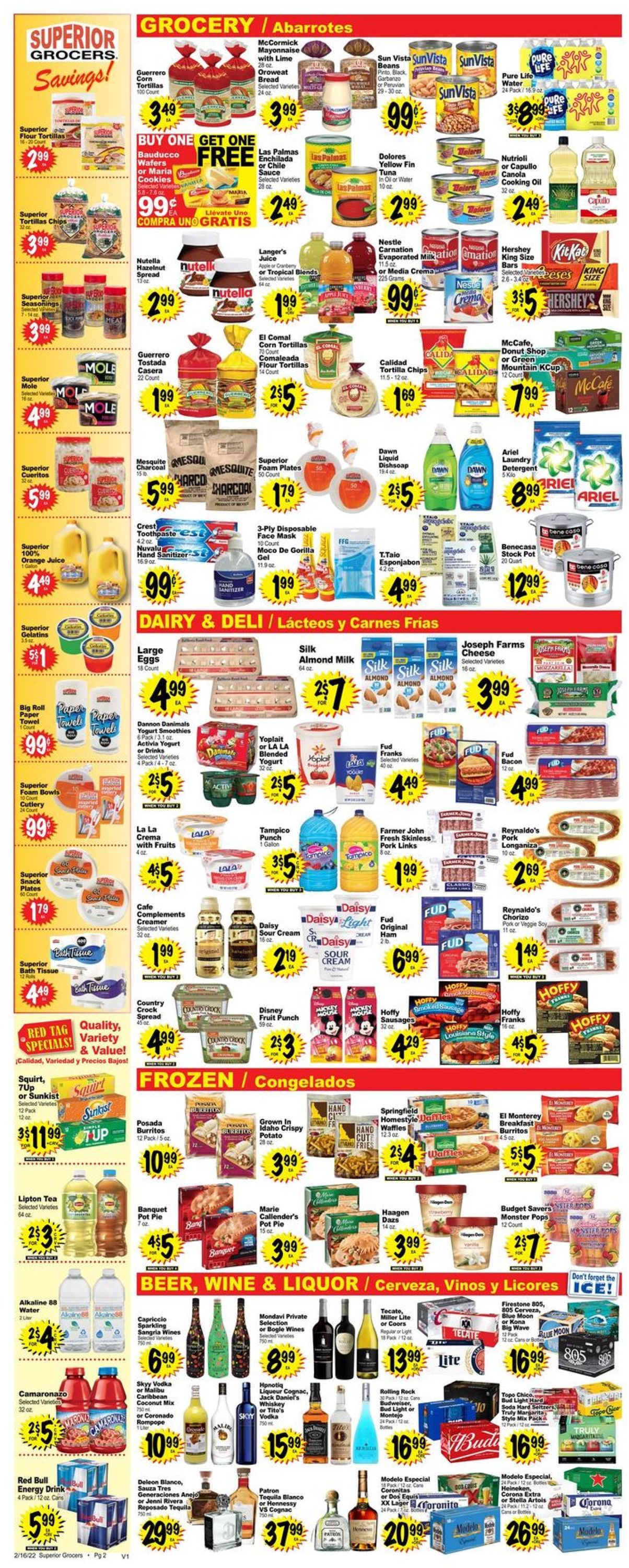 Superior Grocers Weekly Ad Circular - valid 02/16-02/22/2022 (Page 2)