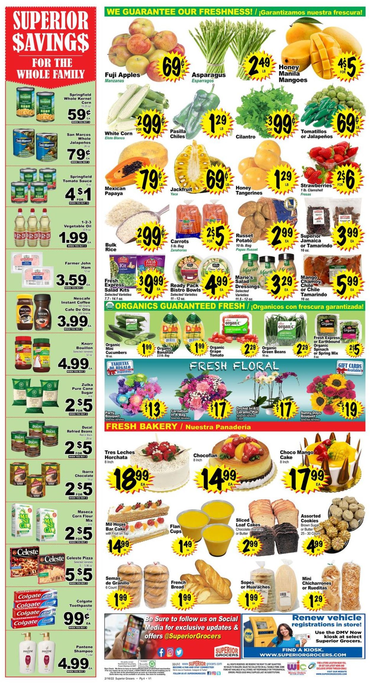Superior Grocers Weekly Ad Circular - valid 02/16-02/22/2022 (Page 4)