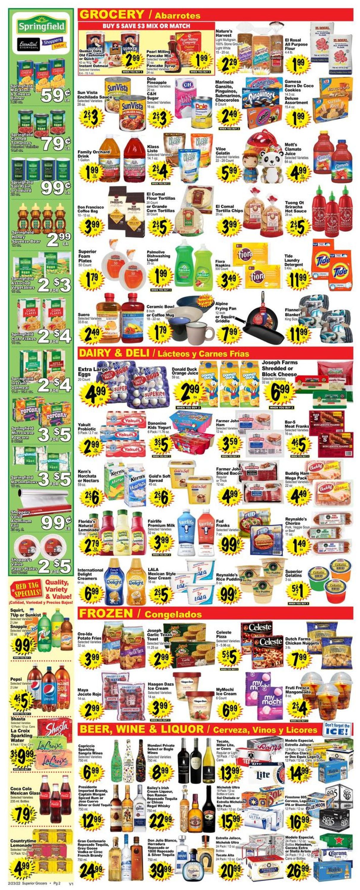 Superior Grocers Weekly Ad Circular - valid 02/23-03/01/2022 (Page 2)
