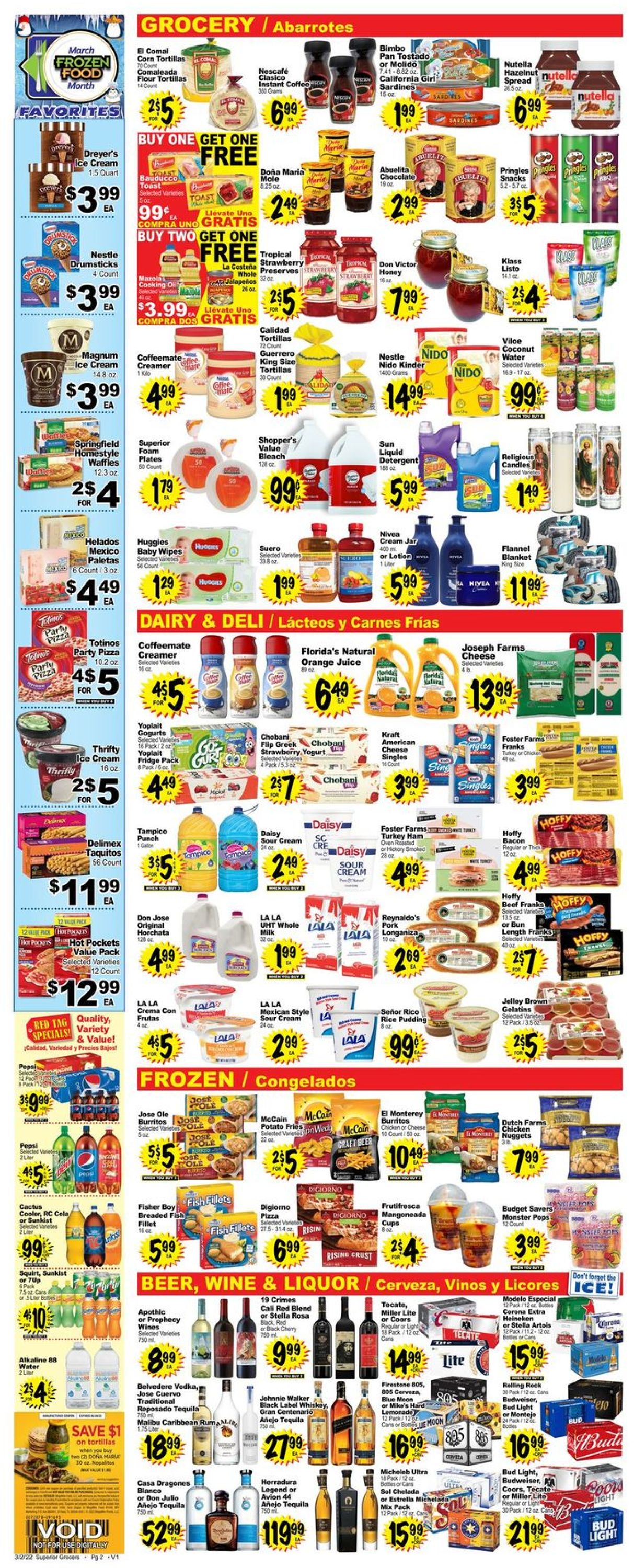 Superior Grocers Weekly Ad Circular - valid 03/02-03/08/2022 (Page 2)