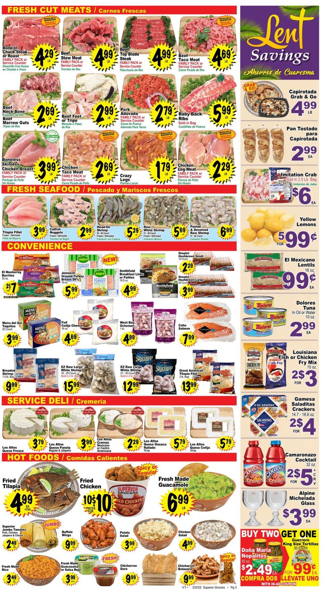 Superior Grocers Weekly Ad Circular - valid 03/02-03/08/2022 (Page 3)