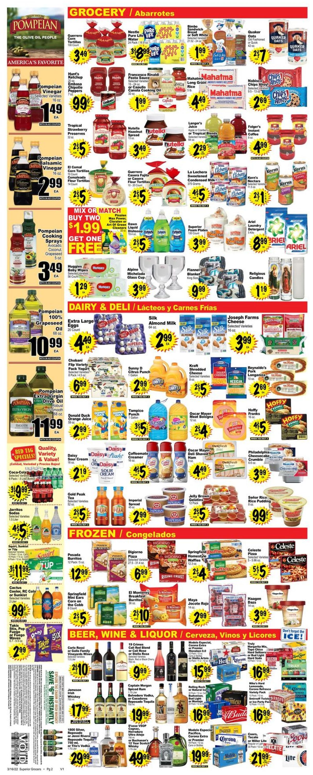 Superior Grocers Weekly Ad Circular - valid 03/16-03/22/2022 (Page 2)