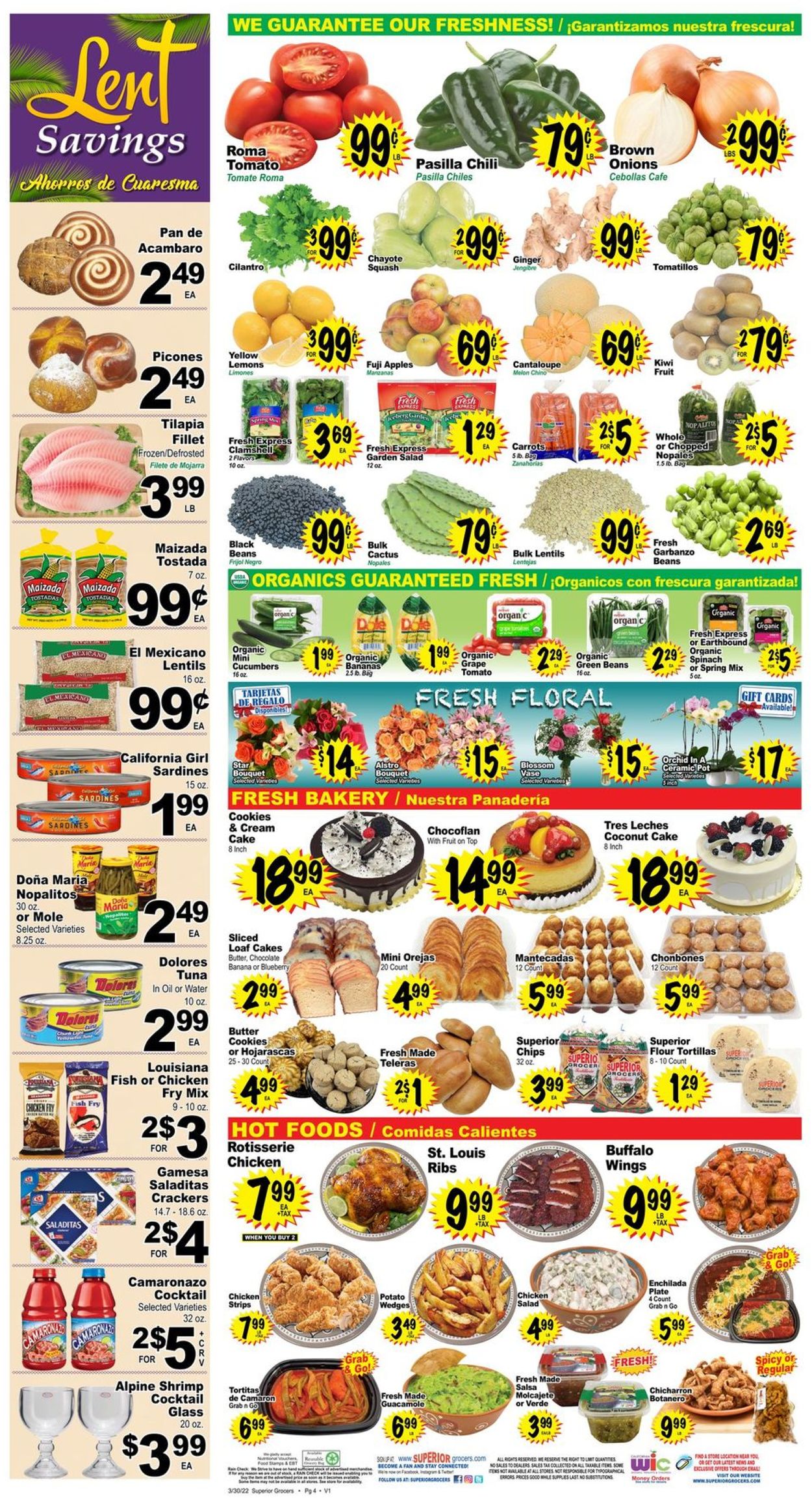 Superior Grocers Weekly Ad Circular - valid 03/30-04/05/2022 (Page 4)