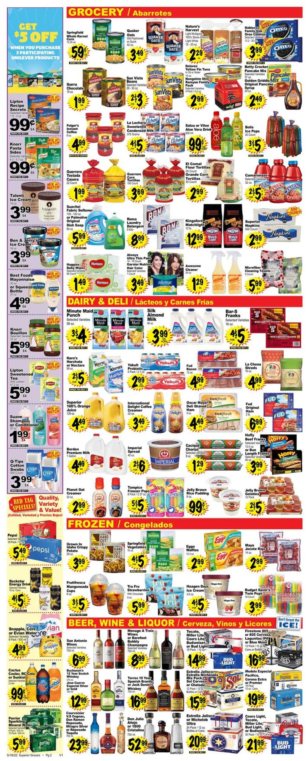 Superior Grocers Weekly Ad Circular - valid 05/18-05/24/2022 (Page 2)