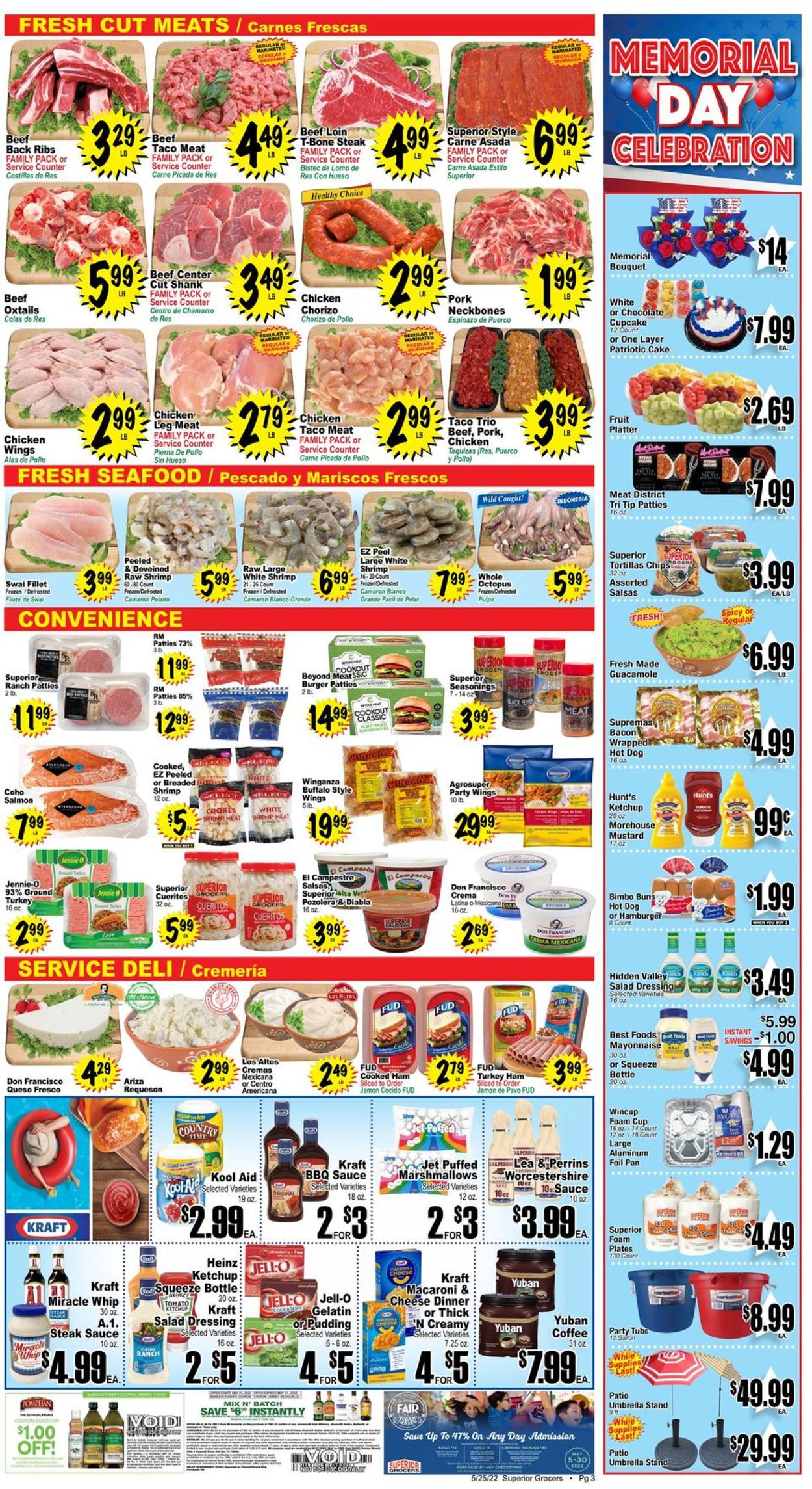 Superior Grocers Weekly Ad Circular - valid 05/25-05/31/2022 (Page 3)