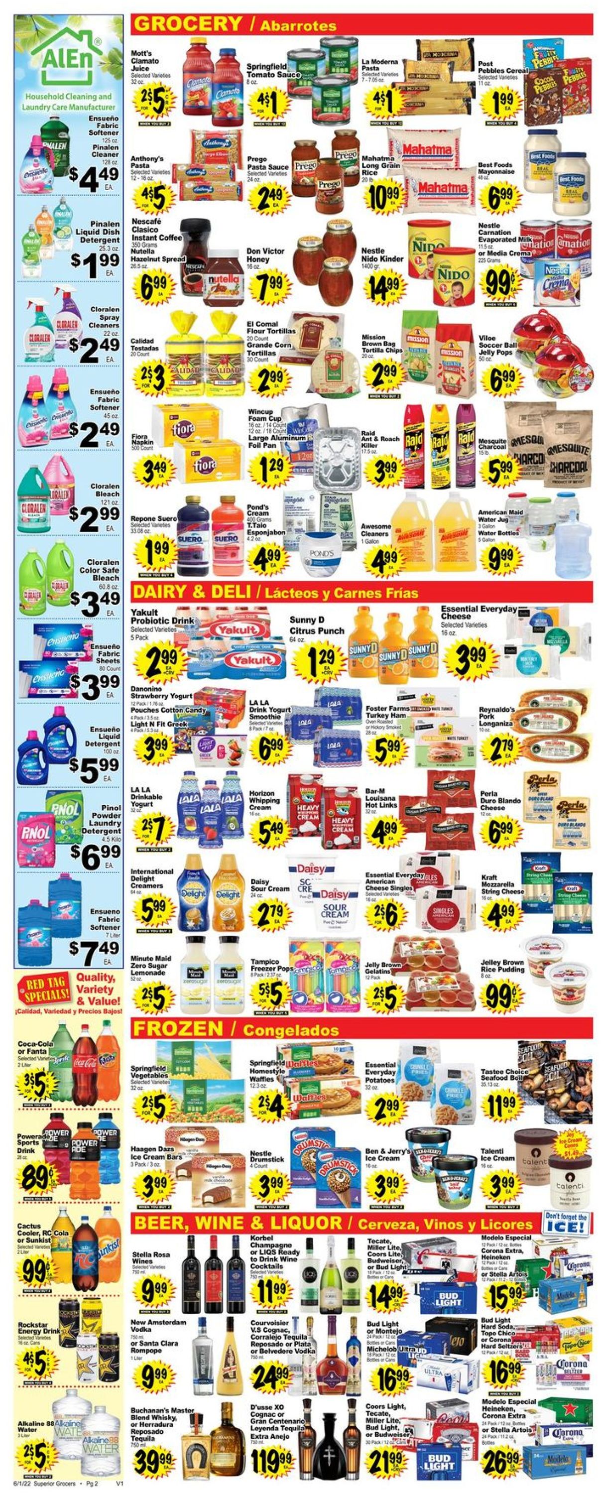 Superior Grocers Weekly Ad Circular - valid 06/01-06/07/2022 (Page 2)