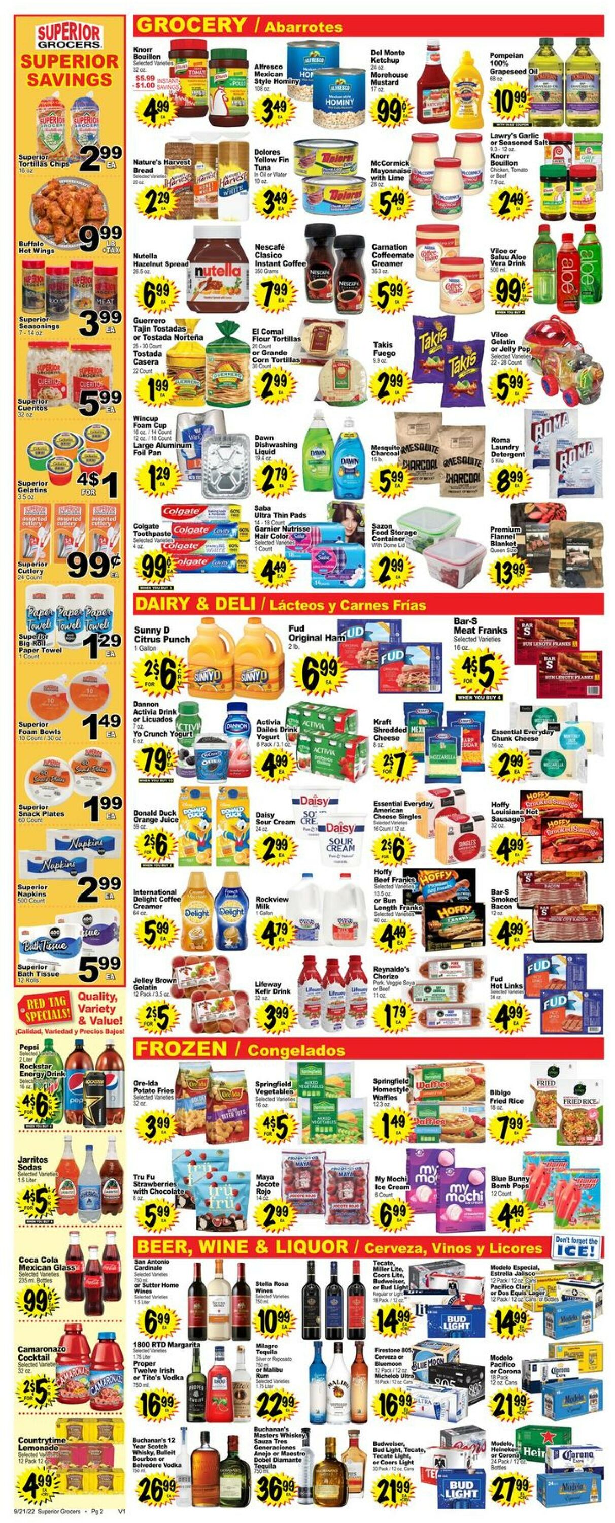 Superior Grocers Weekly Ad Circular - valid 09/21-09/27/2022 (Page 2)