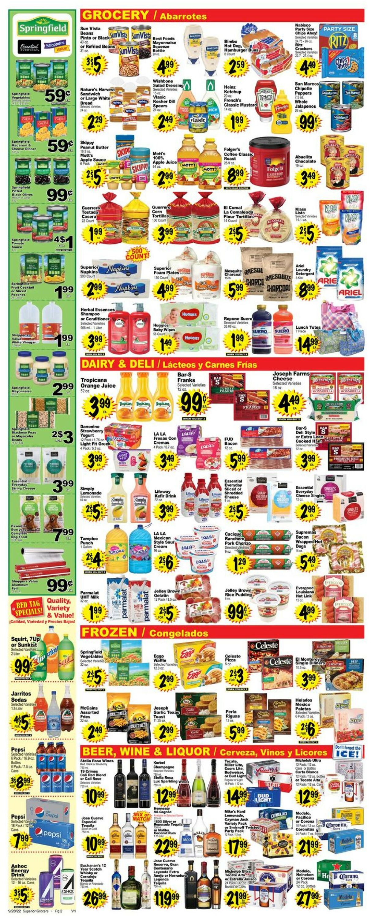 Superior Grocers Weekly Ad Circular - valid 09/28-10/04/2022 (Page 2)