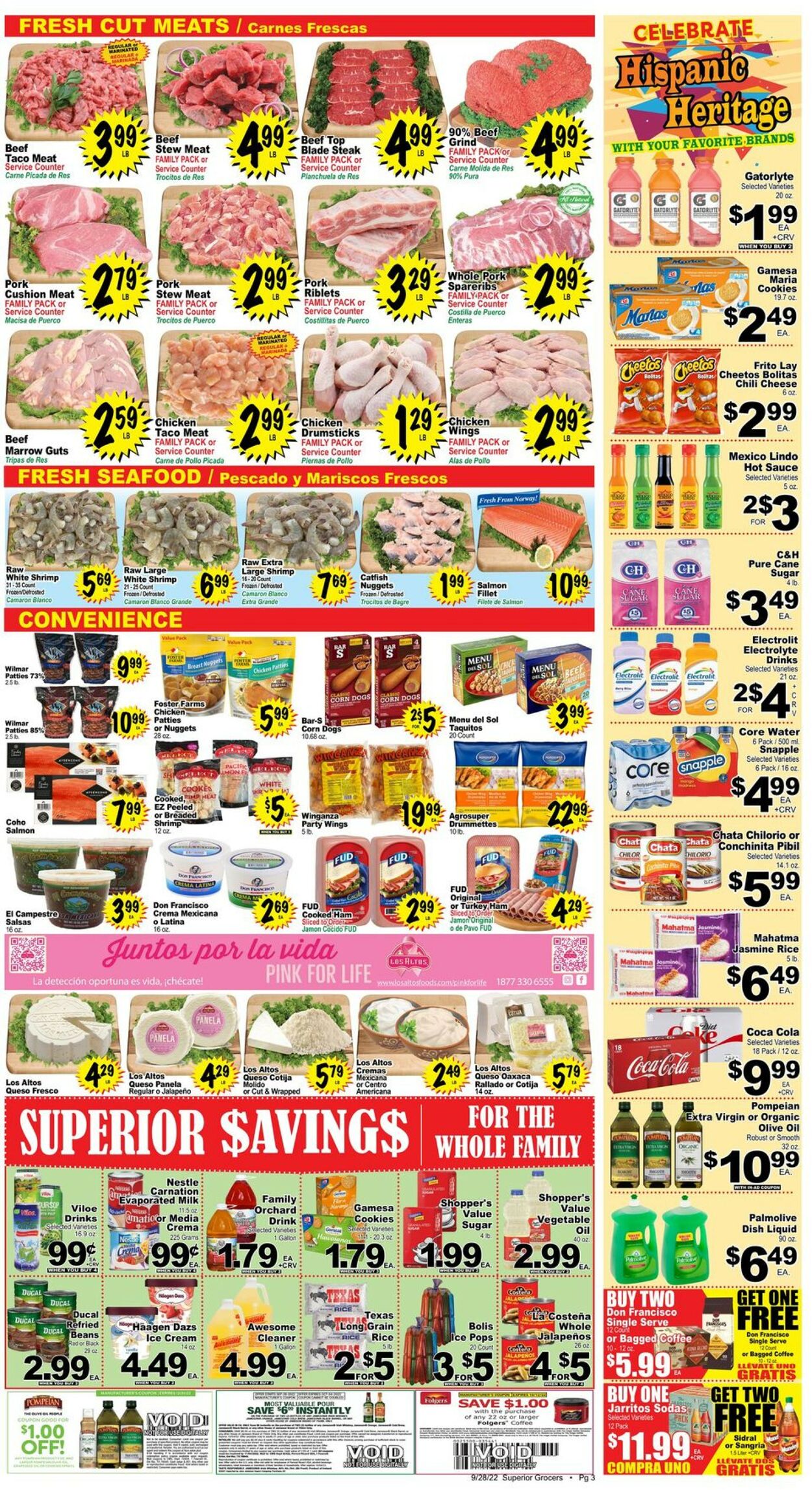 Superior Grocers Weekly Ad Circular - valid 09/28-10/04/2022 (Page 3)