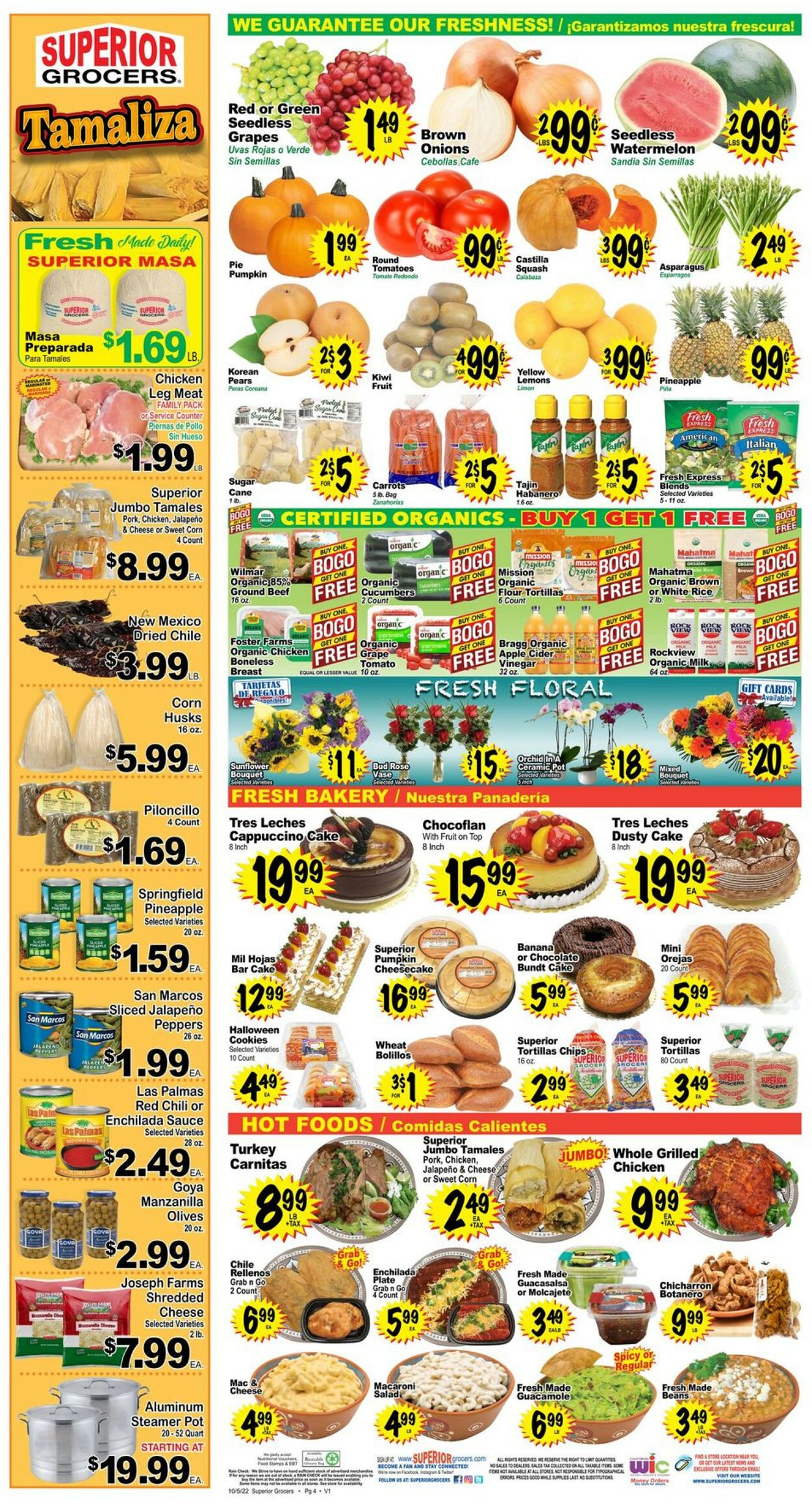Superior Grocers Weekly Ad Circular - valid 10/05-10/11/2022 (Page 4)