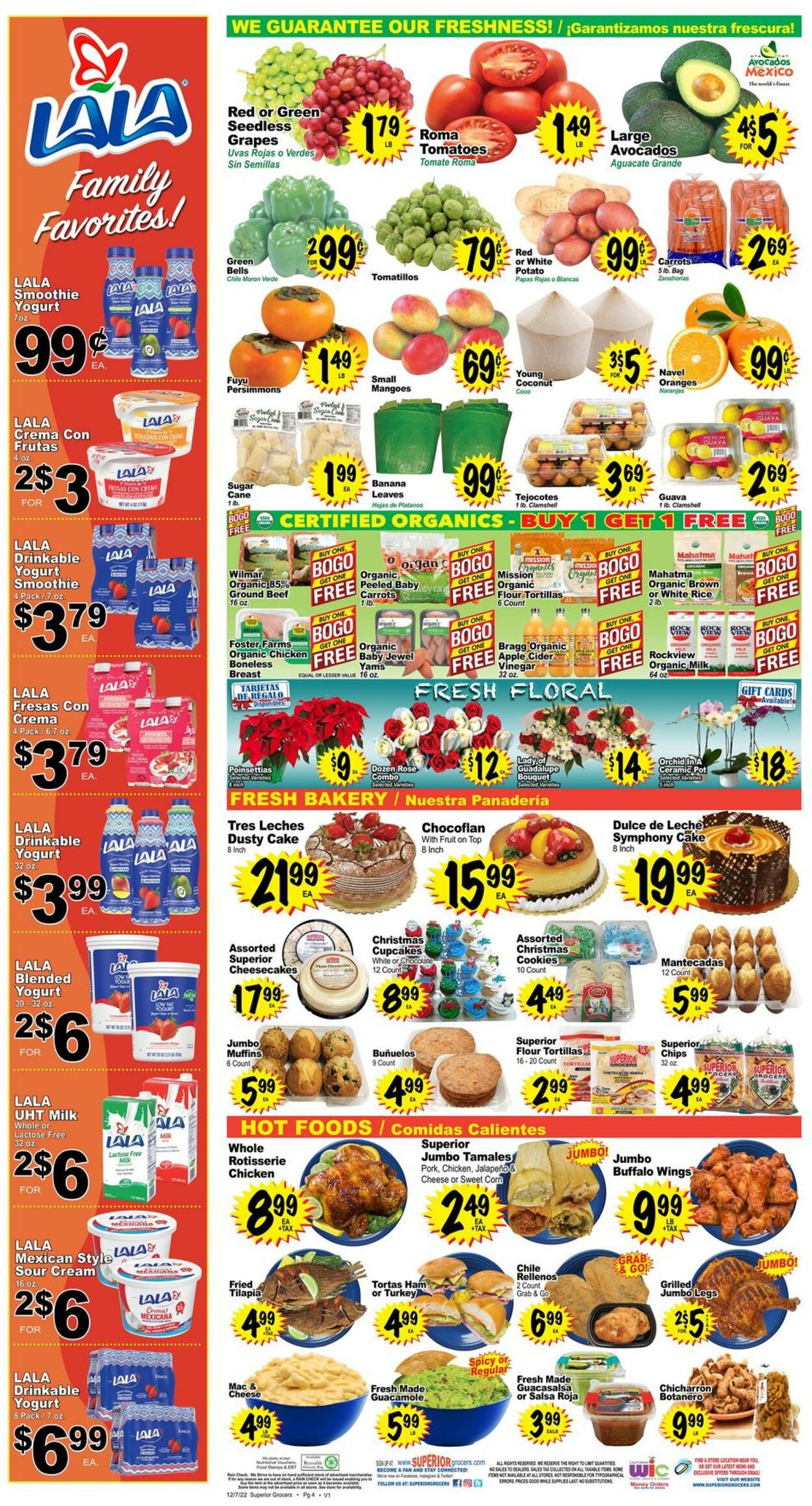Superior Grocers Weekly Ad Circular - valid 12/07-12/13/2022 (Page 4)