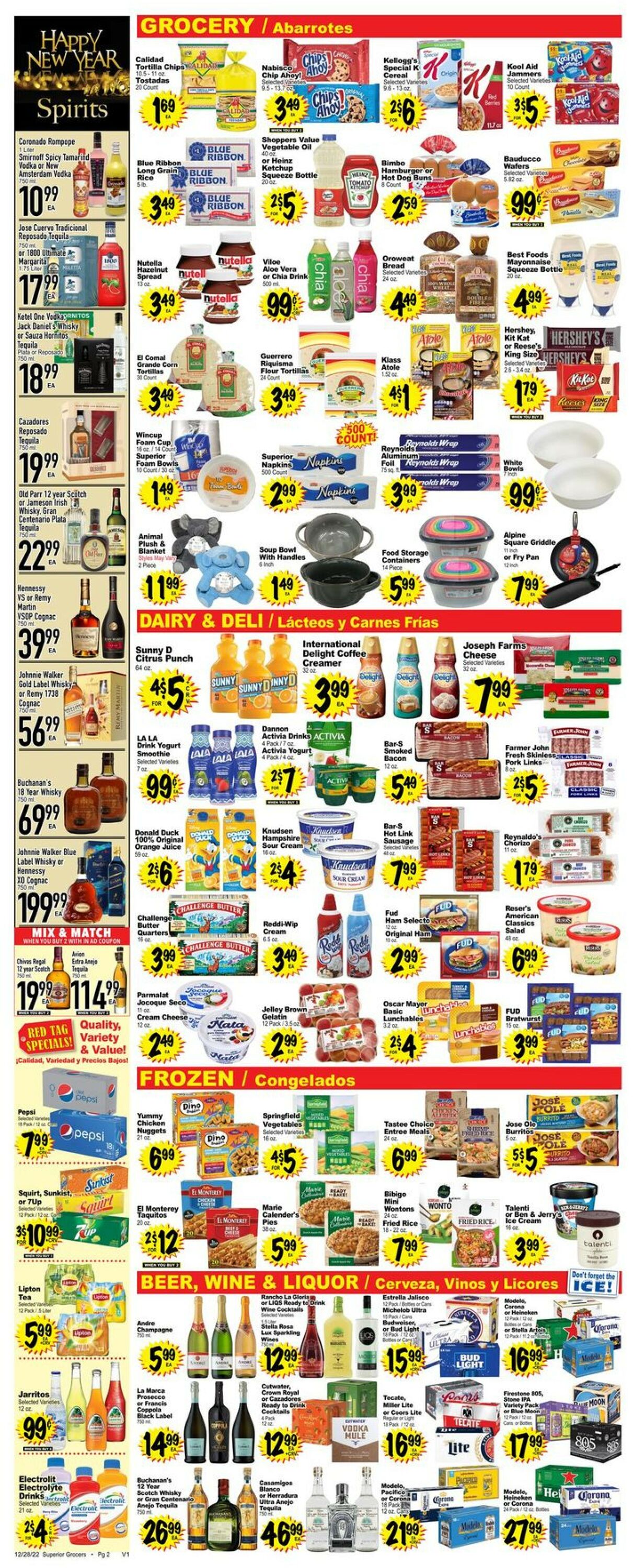 Superior Grocers Weekly Ad Circular - valid 12/28-01/03/2023 (Page 2)
