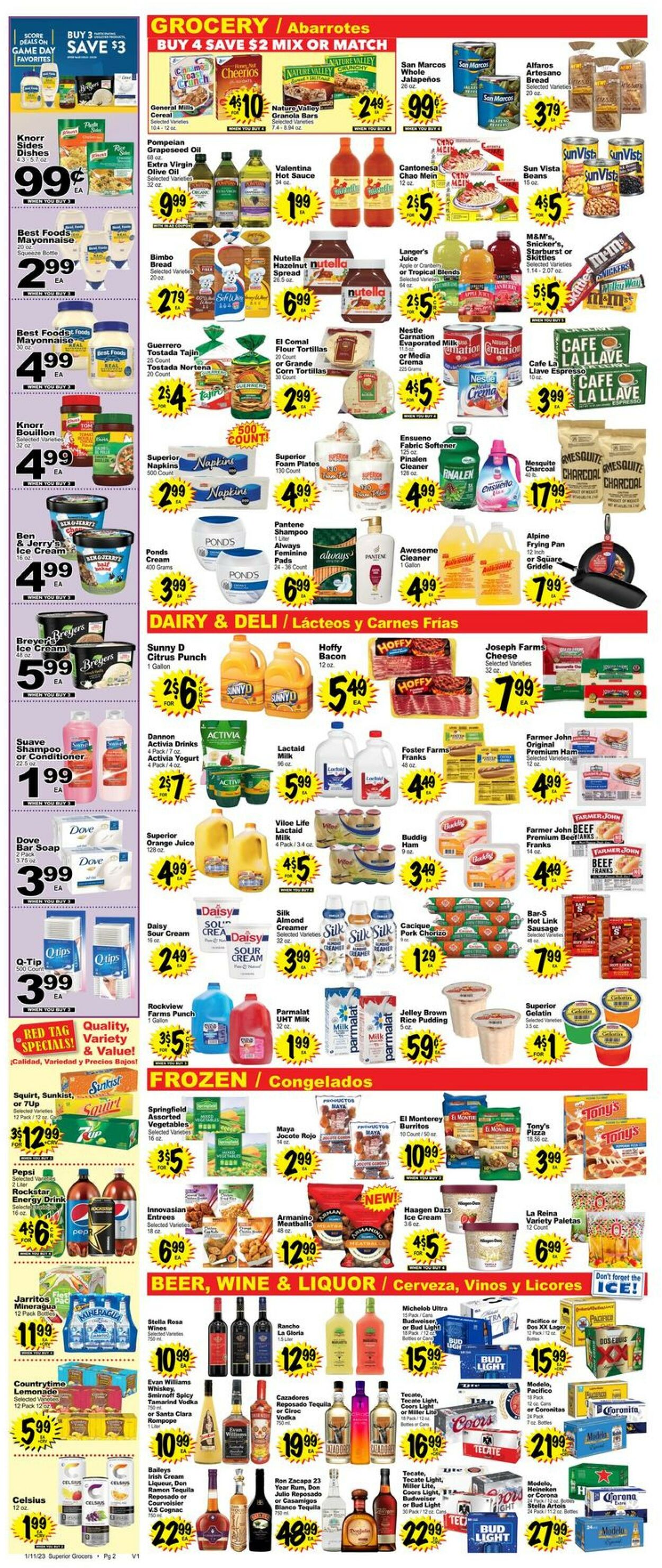 Superior Grocers Weekly Ad Circular - valid 01/11-01/17/2023 (Page 2)