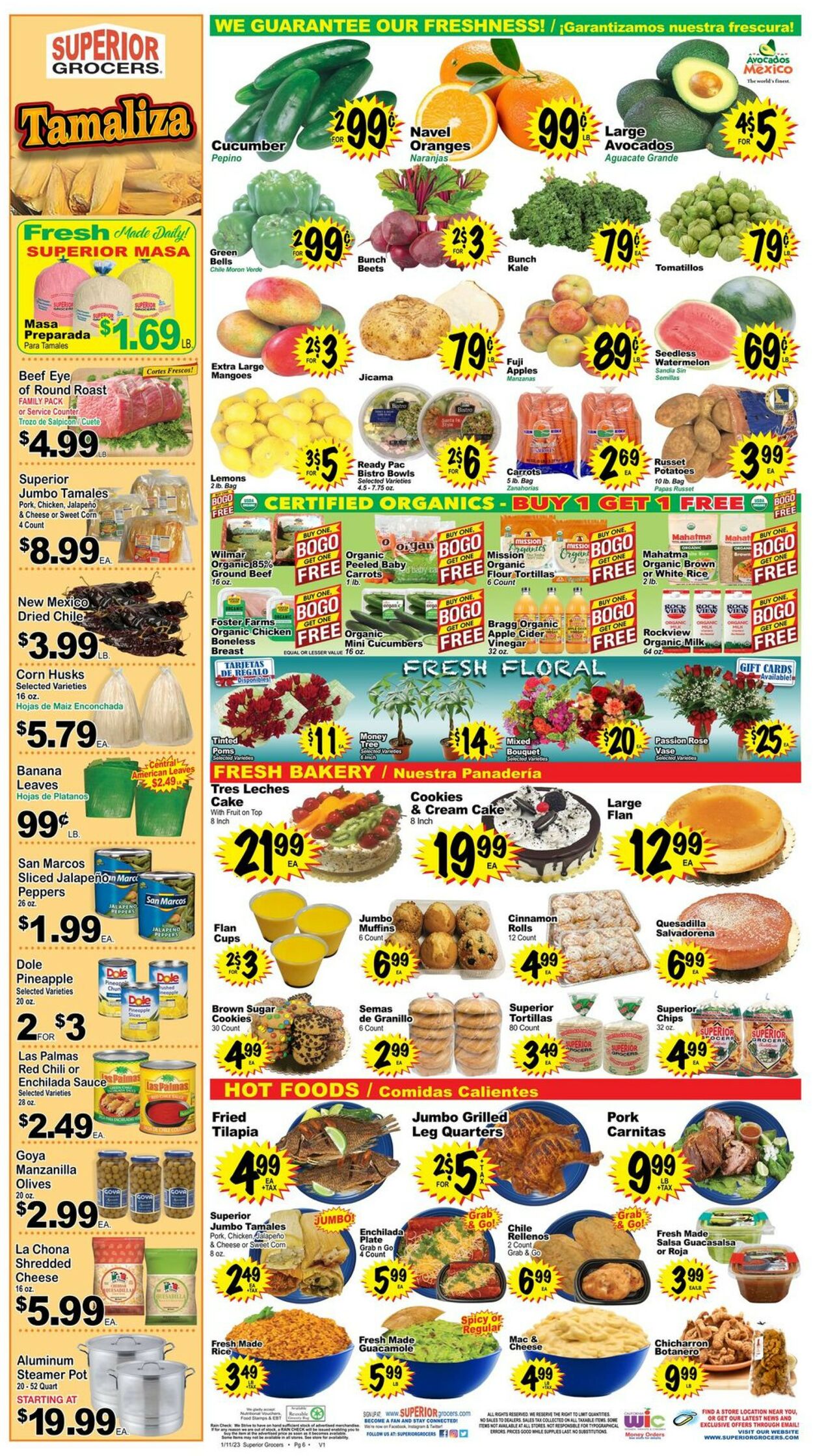 Superior Grocers Weekly Ad Circular - valid 01/11-01/17/2023 (Page 6)