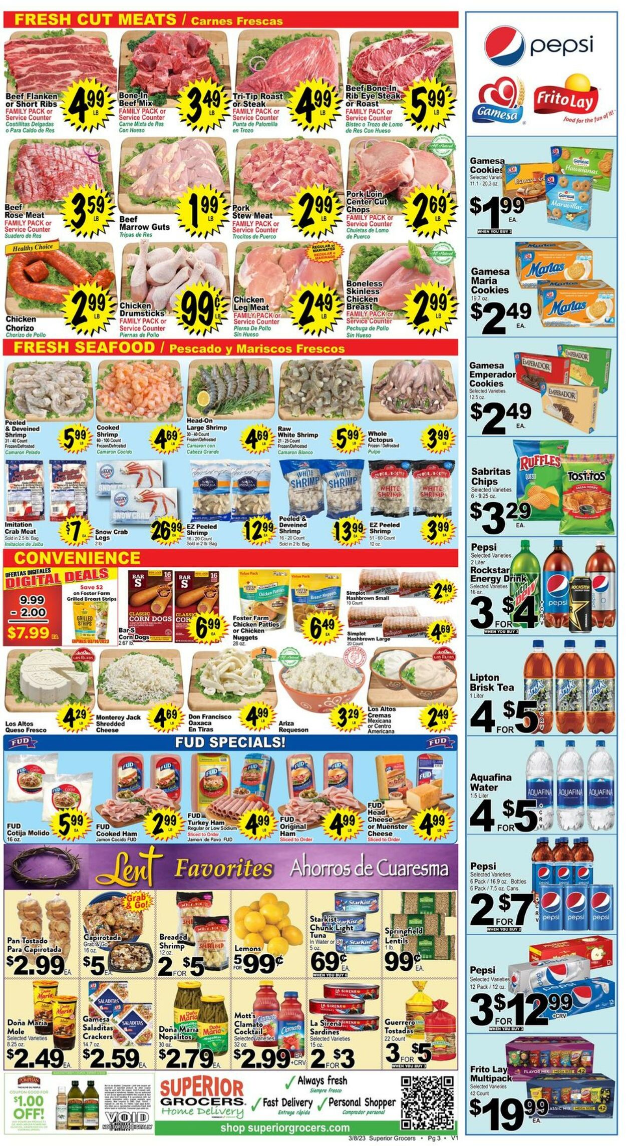 Superior Grocers Weekly Ad Circular - valid 03/08-03/14/2023 (Page 3)