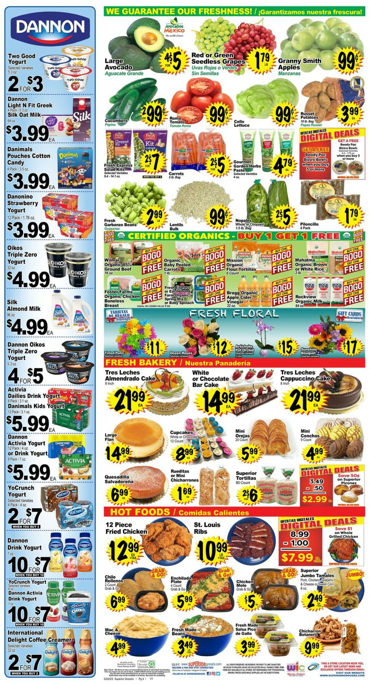 Superior Grocers Weekly Ad Circular - valid 03/22-03/28/2023 (Page 4)