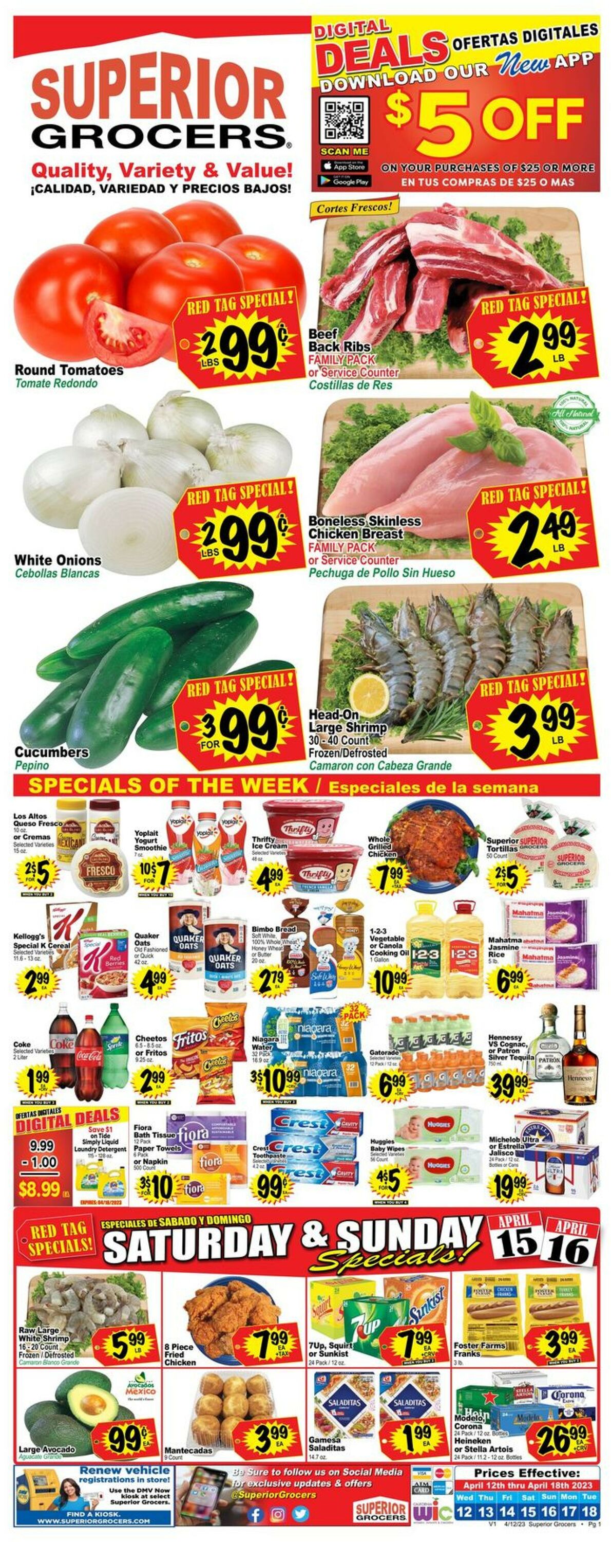 Superior Grocers Weekly Ad Circular - valid 04/12-04/18/2023