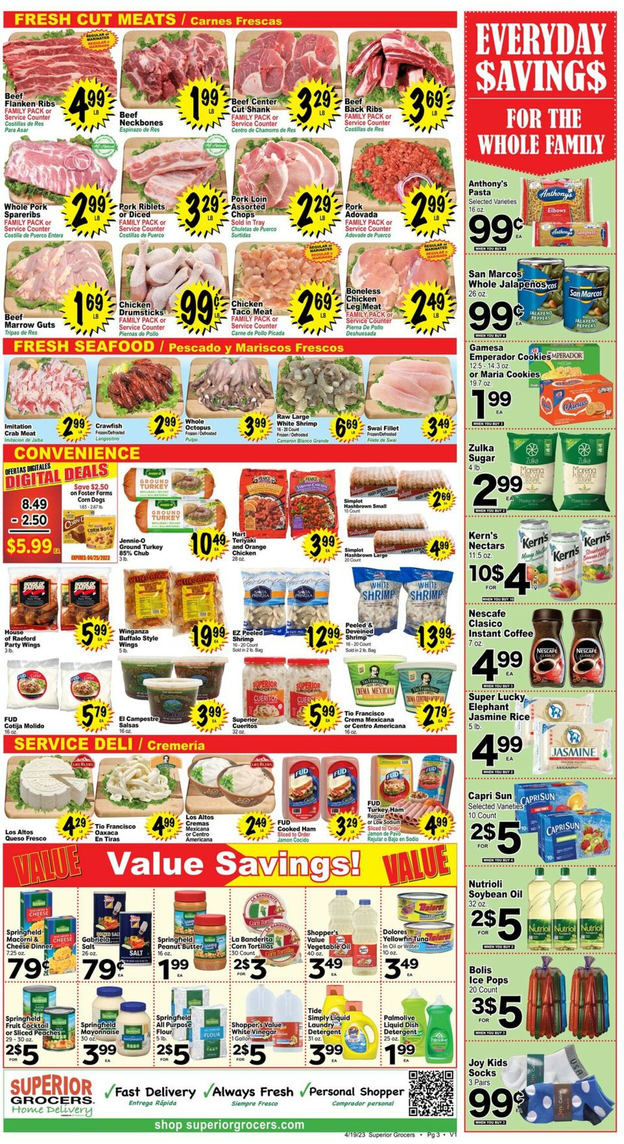 Superior Grocers Weekly Ad Circular - valid 04/19-04/25/2023 (Page 3)