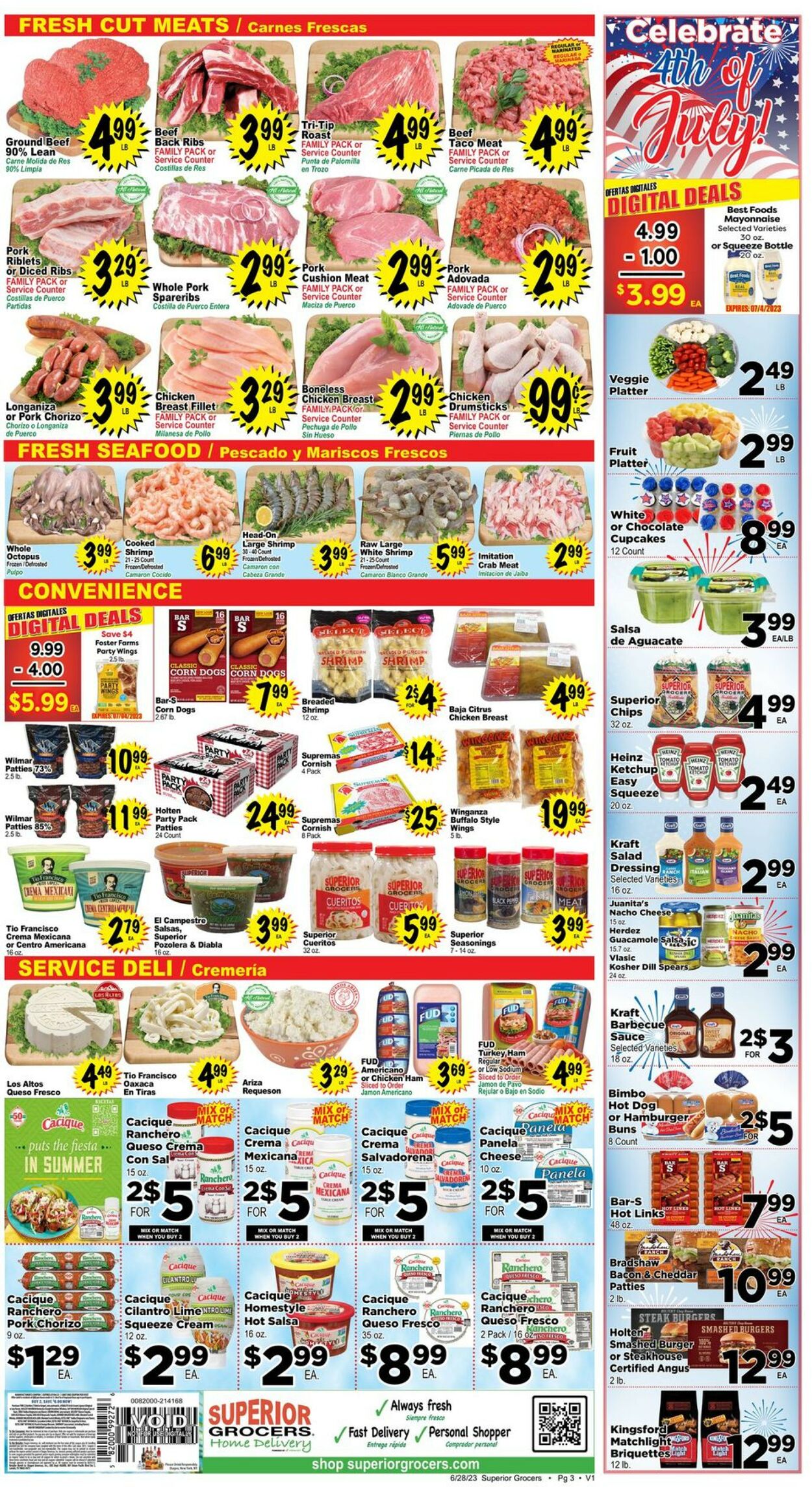 Superior Grocers Weekly Ad Circular - valid 06/28-07/04/2023 (Page 3)