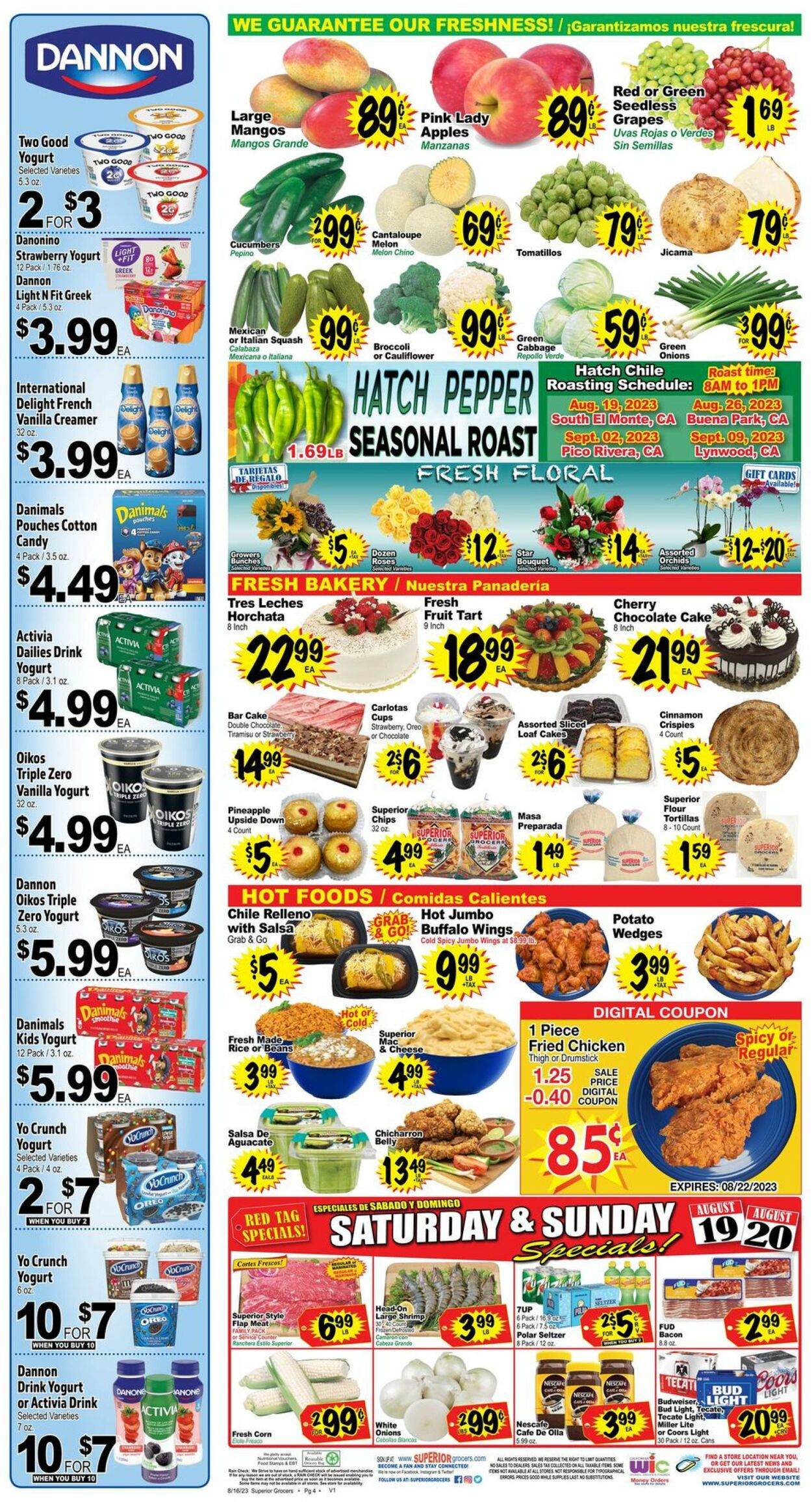 Superior Grocers Weekly Ad Circular - valid 08/16-08/22/2023 (Page 4)