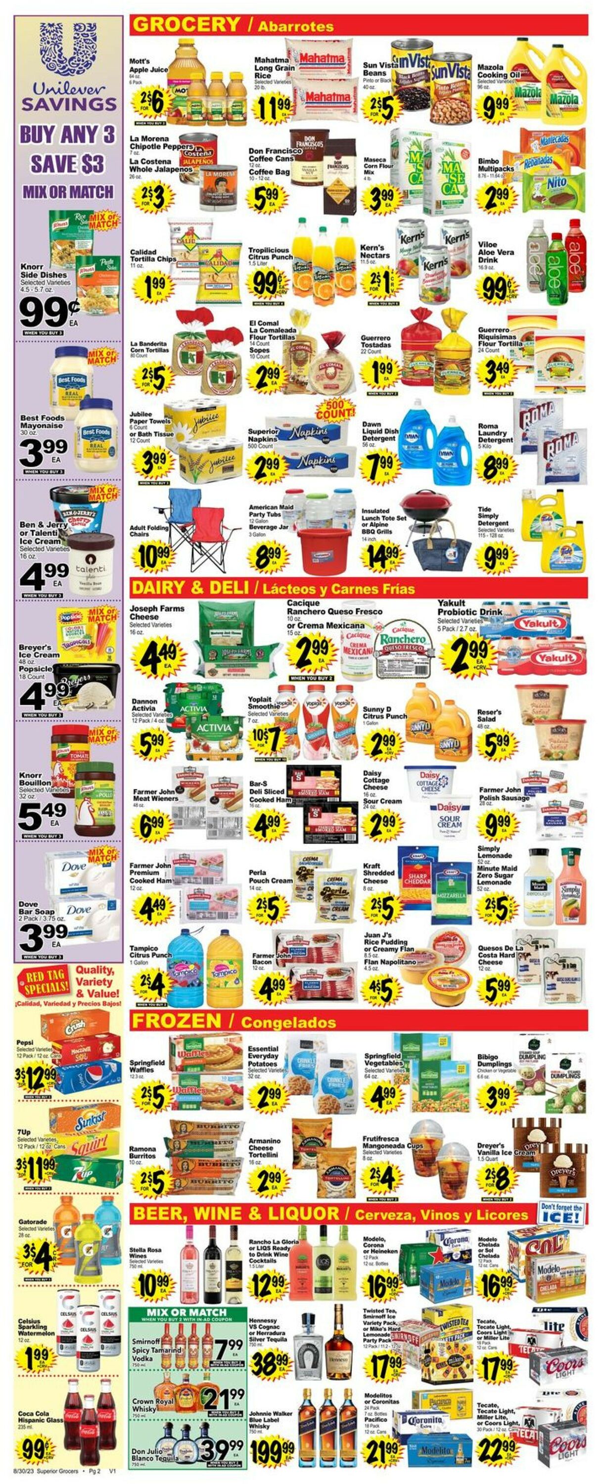 Superior Grocers Weekly Ad Circular - valid 08/30-09/05/2023 (Page 2)
