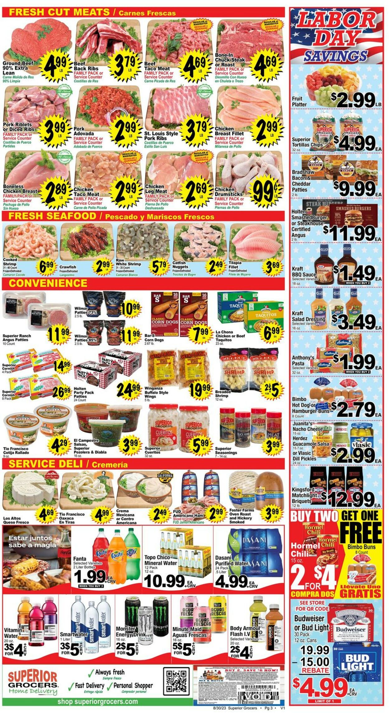 Superior Grocers Weekly Ad Circular - valid 08/30-09/05/2023 (Page 3)