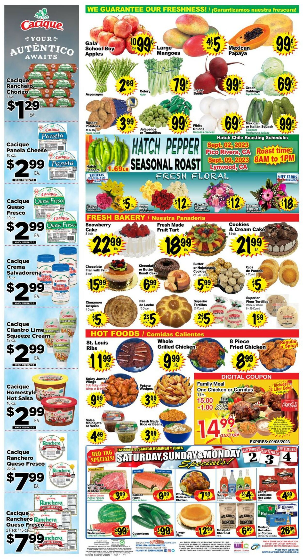 Superior Grocers Weekly Ad Circular - valid 08/30-09/05/2023 (Page 4)