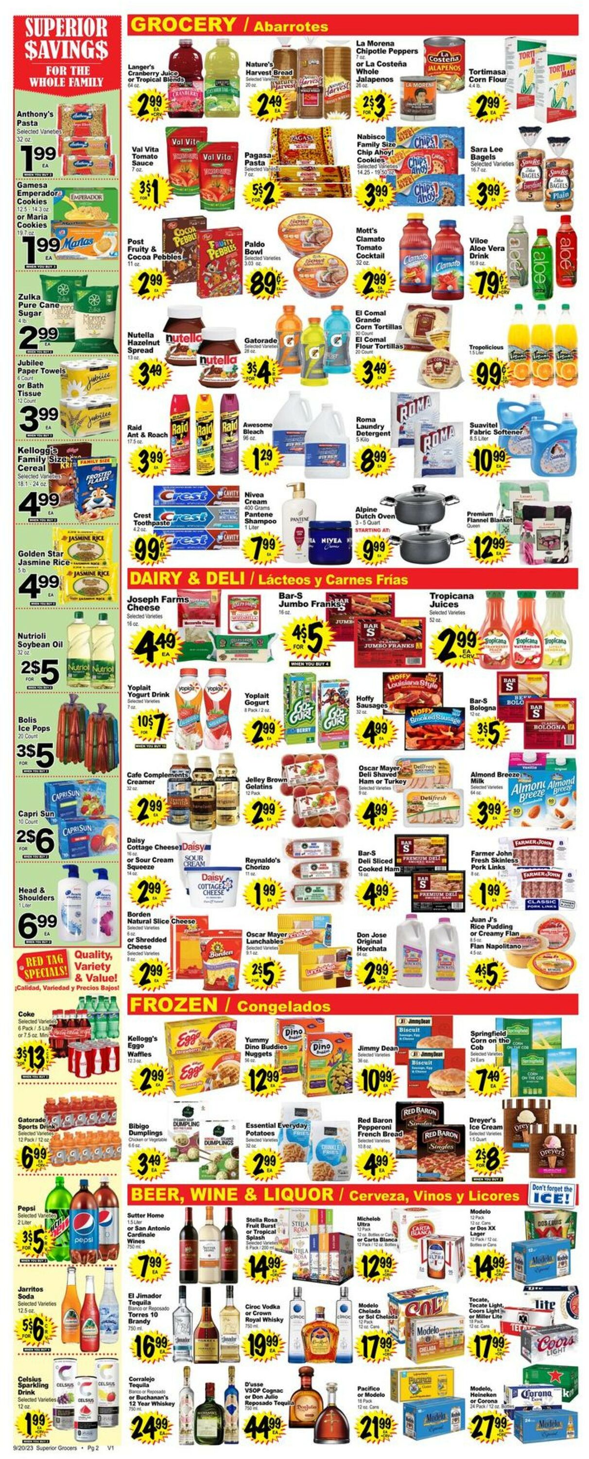 Superior Grocers Weekly Ad Circular - valid 09/20-09/26/2023 (Page 2)