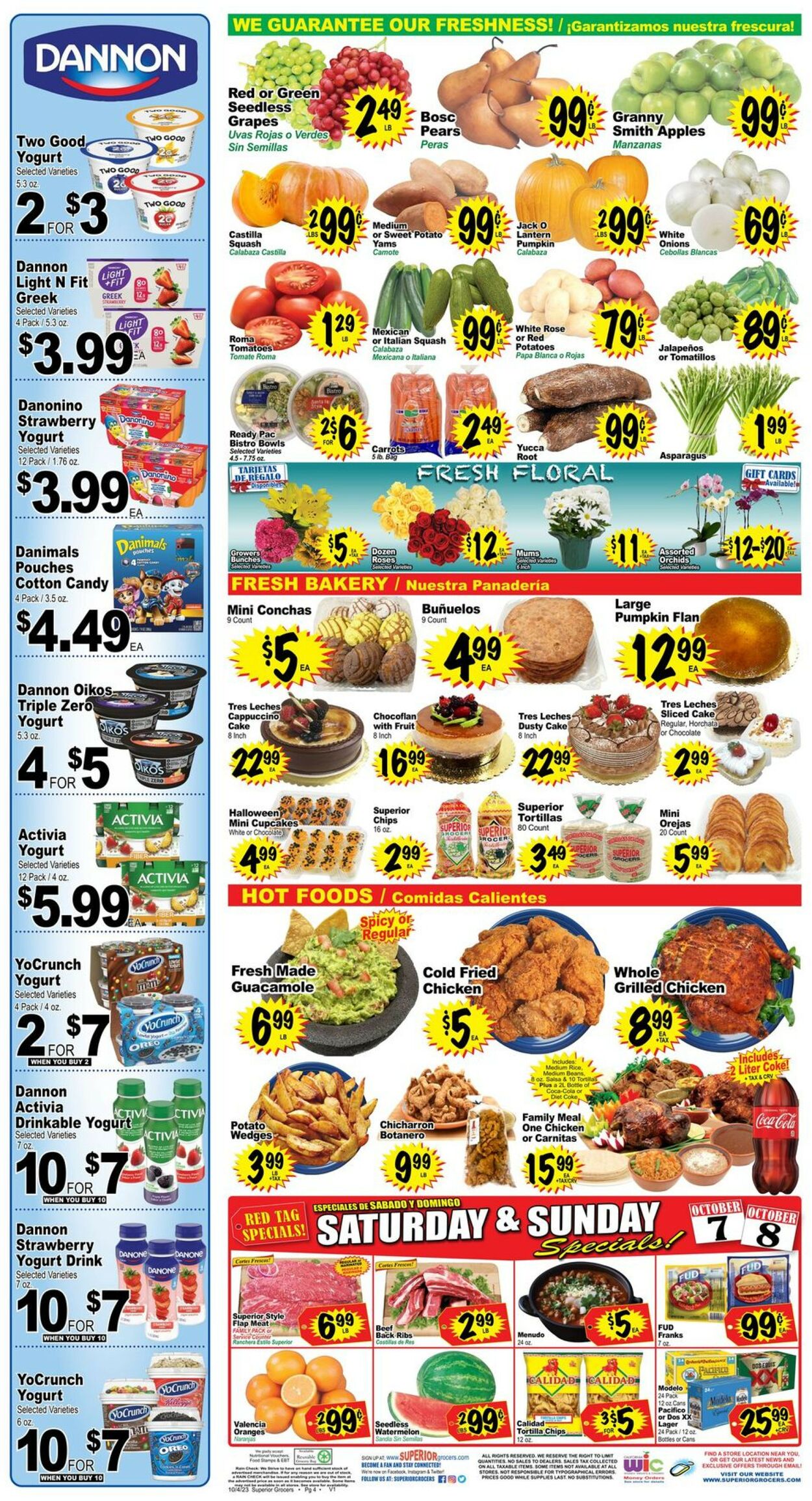 Superior Grocers Weekly Ad Circular - valid 10/04-10/10/2023 (Page 4)