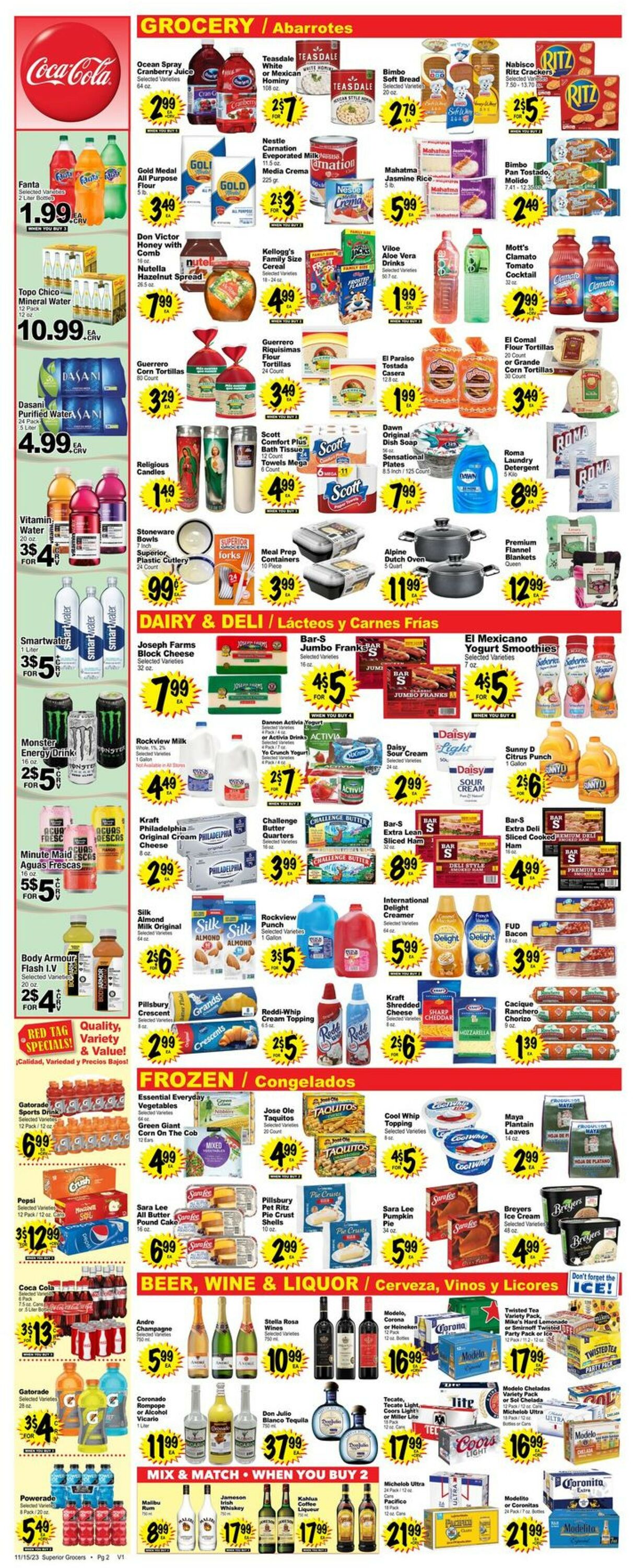 Superior Grocers Weekly Ad Circular - valid 11/15-11/21/2023 (Page 2)