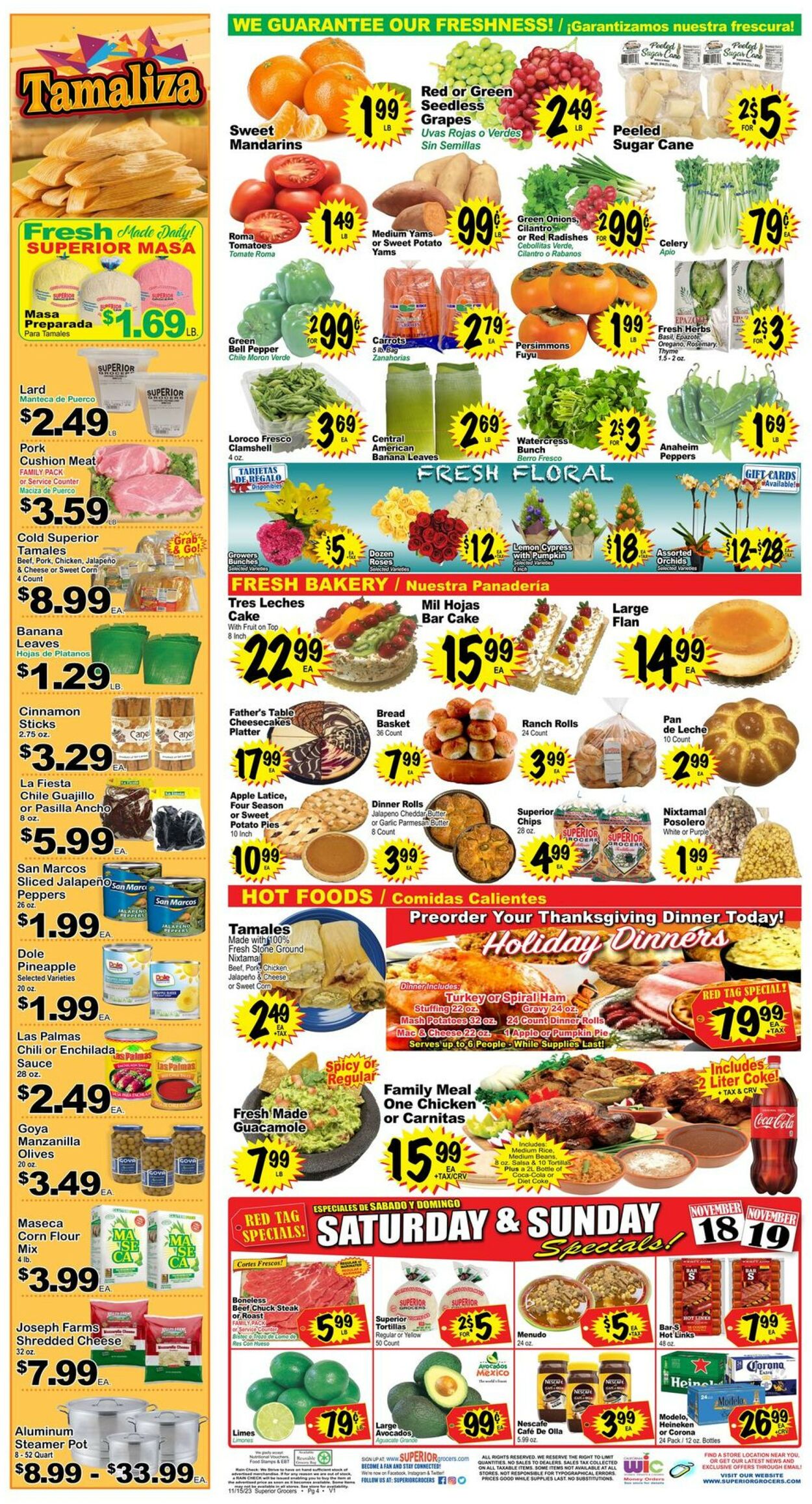 Superior Grocers Weekly Ad Circular - valid 11/15-11/21/2023 (Page 4)