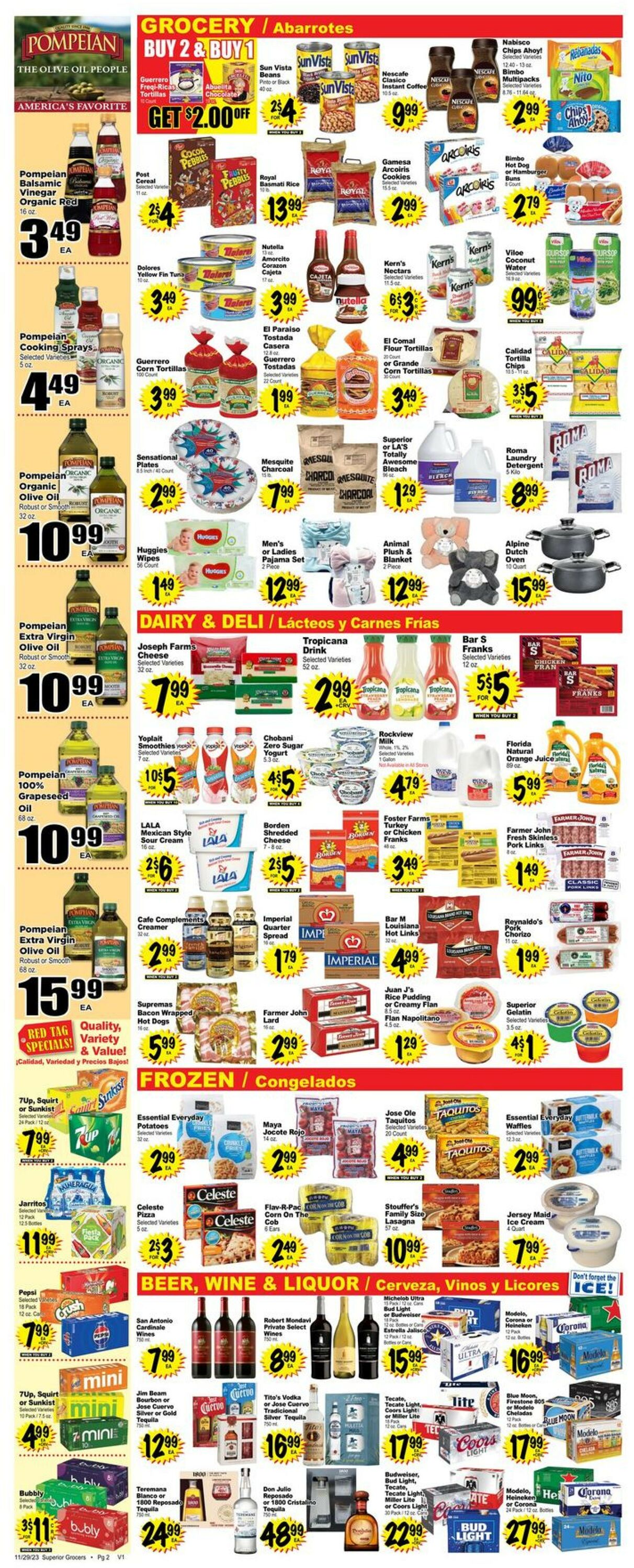 Superior Grocers Weekly Ad Circular - valid 11/29-12/05/2023 (Page 2)