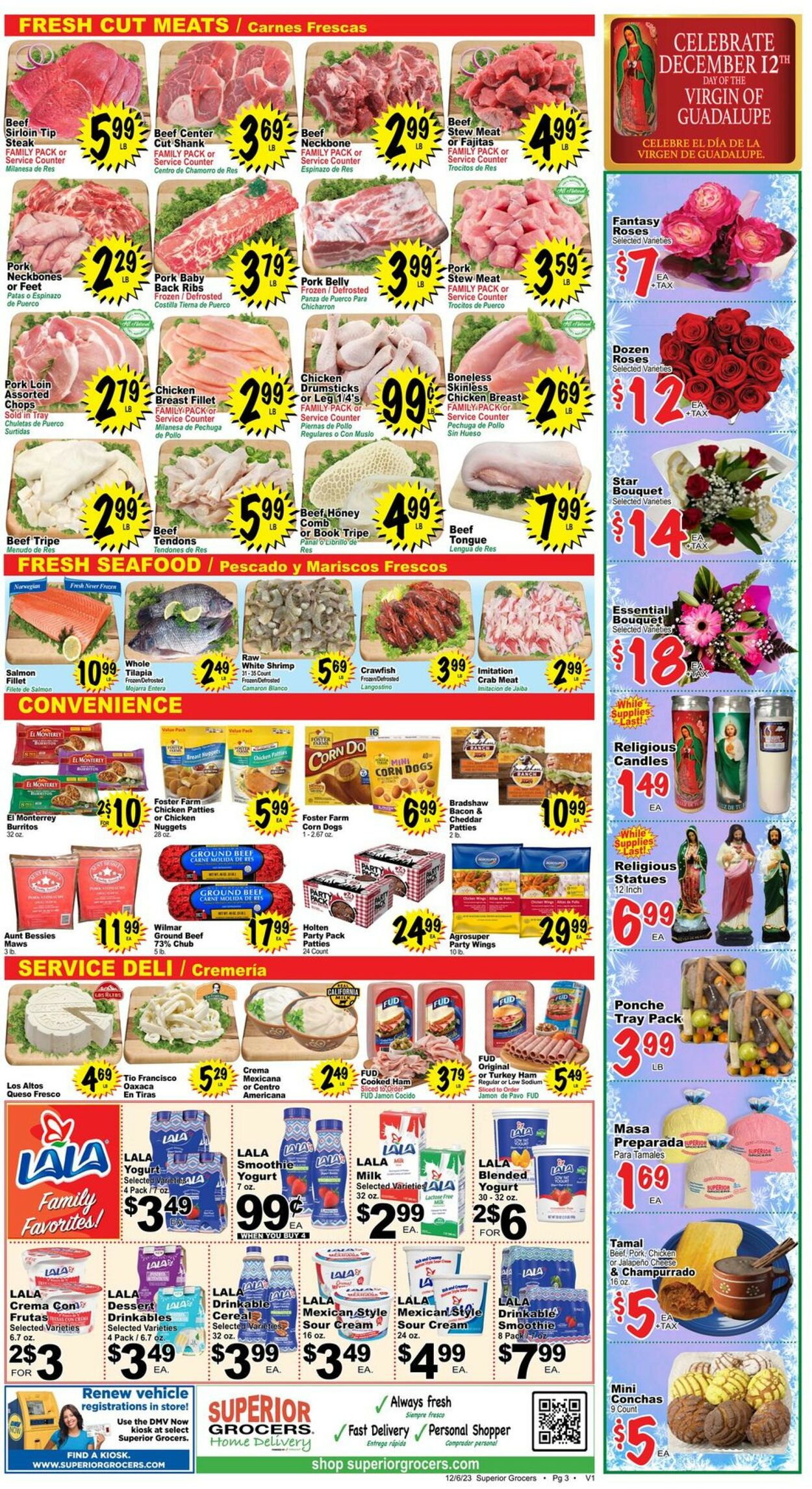 Superior Grocers Weekly Ad Circular - valid 12/06-12/12/2023 (Page 3)