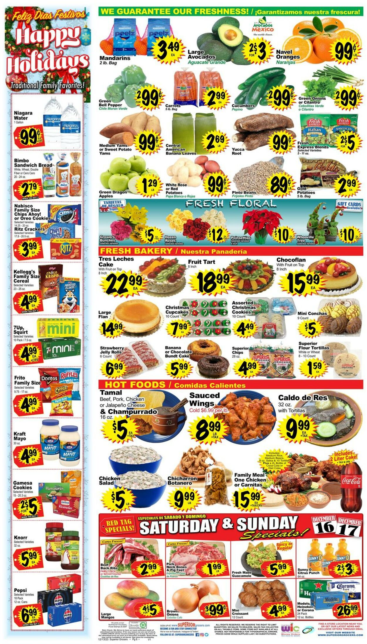 Superior Grocers Weekly Ad Circular - valid 12/13-12/19/2023 (Page 6)