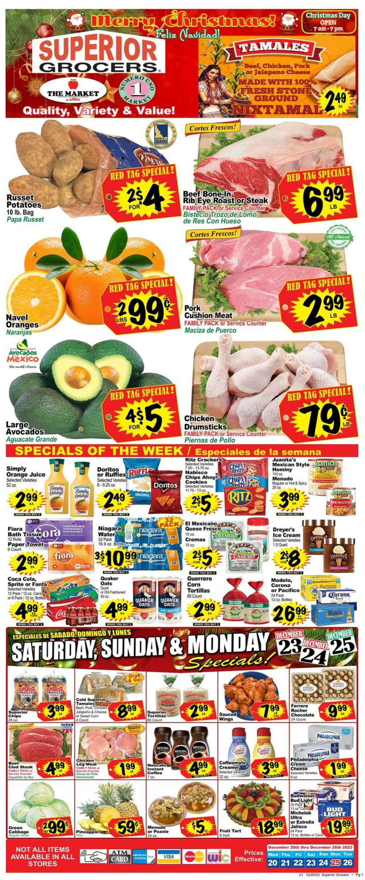 Superior Grocers Weekly Ad Circular - valid 12/20-12/26/2023