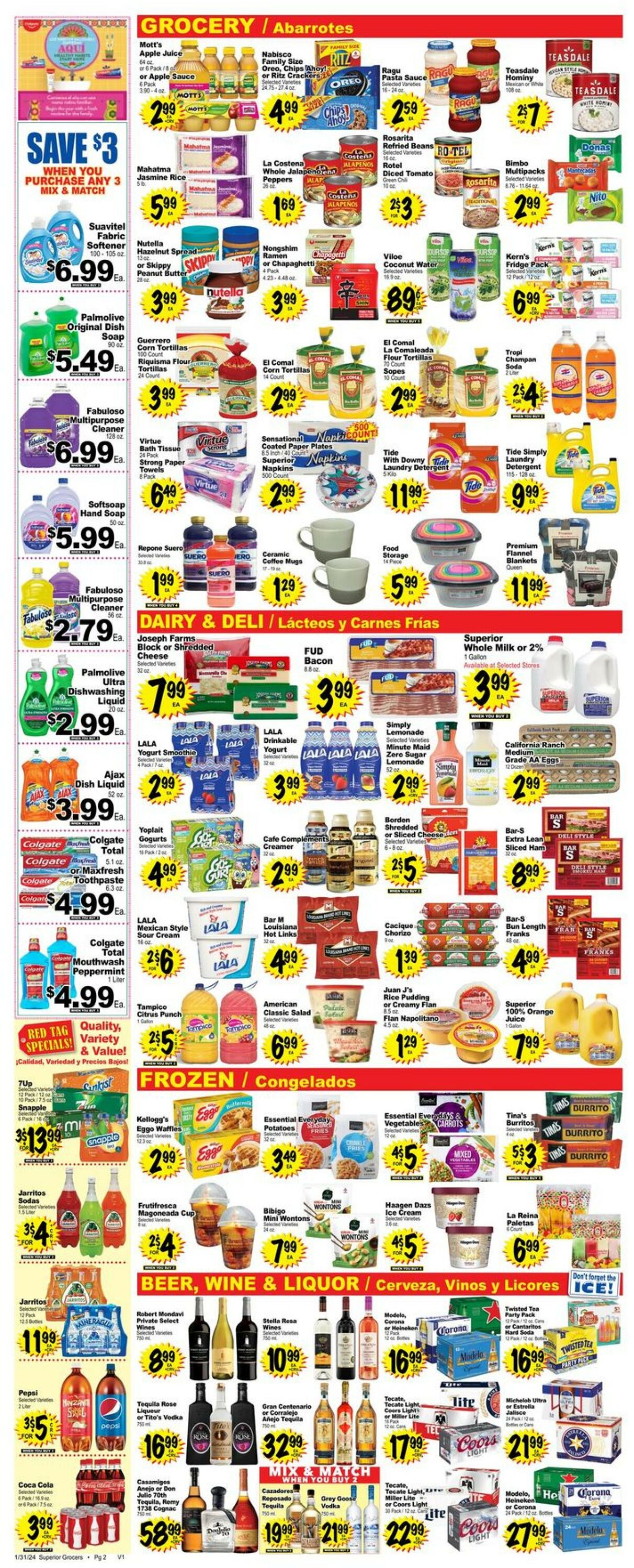 Superior Grocers Weekly Ad Circular - valid 01/31-02/06/2024 (Page 2)