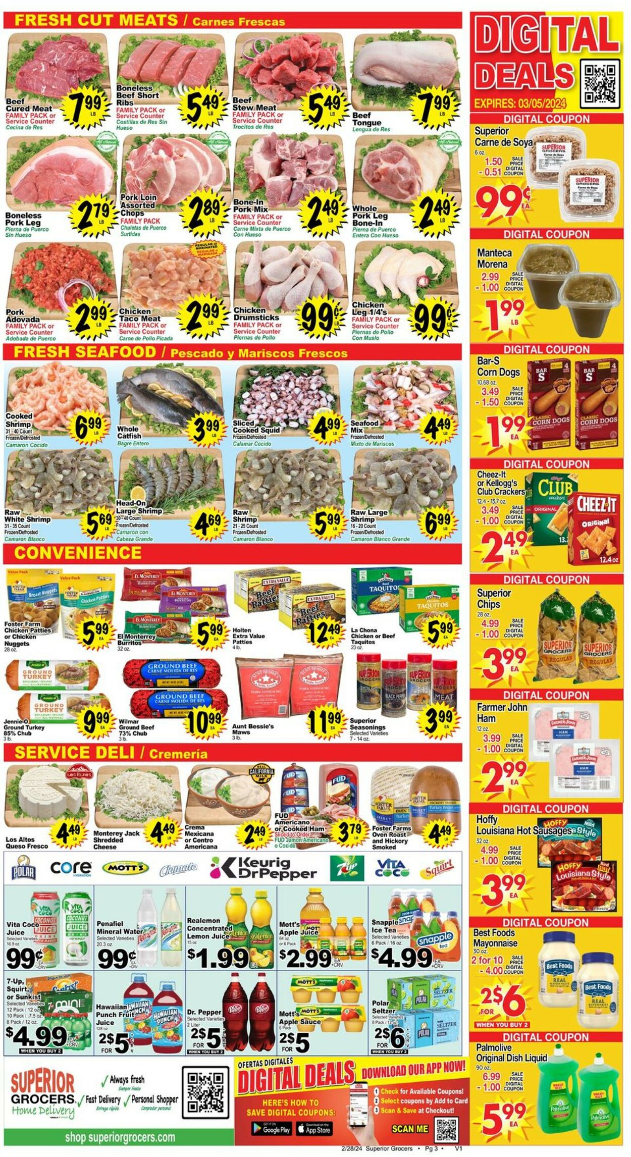 Superior Grocers Weekly Ad Circular - valid 02/28-03/05/2024 (Page 3)