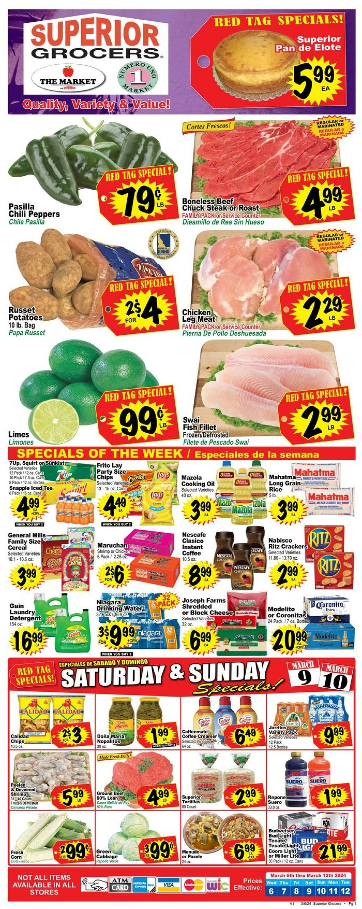 Superior Grocers Weekly Ad Circular - valid 03/06-03/12/2024