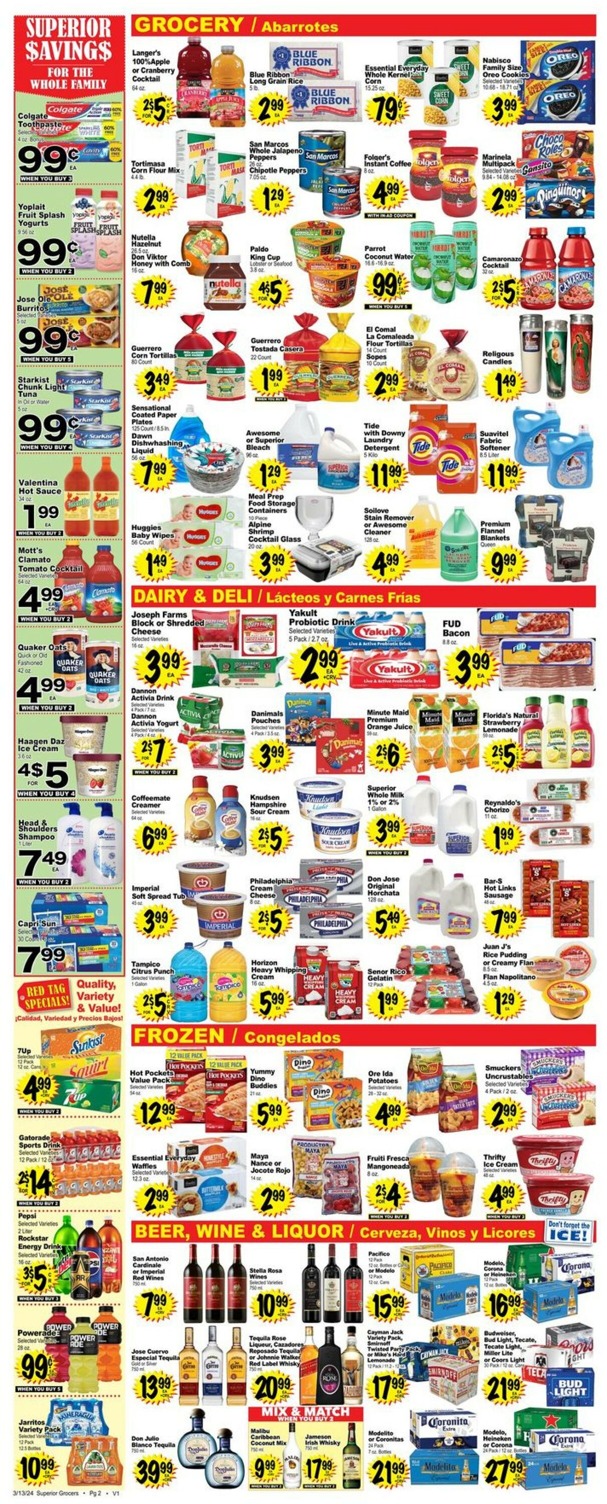 Superior Grocers Weekly Ad Circular - valid 03/13-03/19/2024 (Page 2)