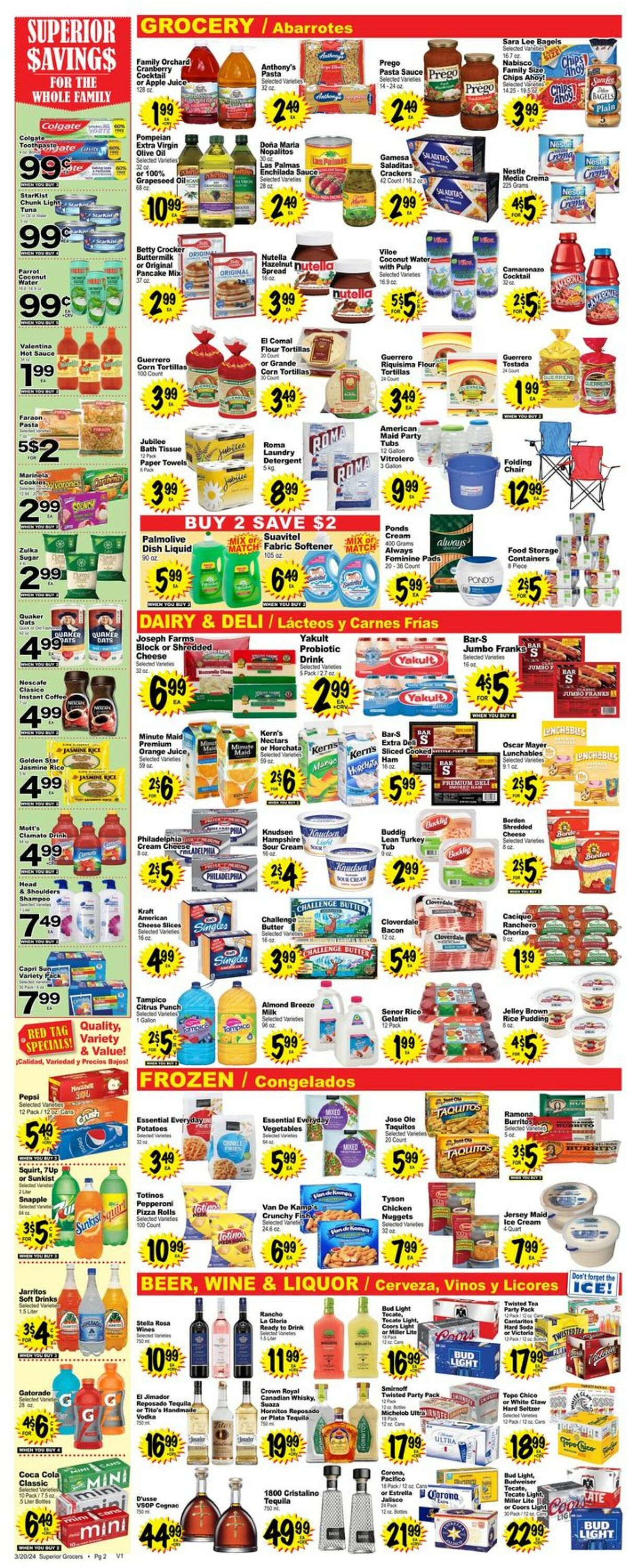 Superior Grocers Weekly Ad Circular - valid 03/20-03/26/2024 (Page 2)