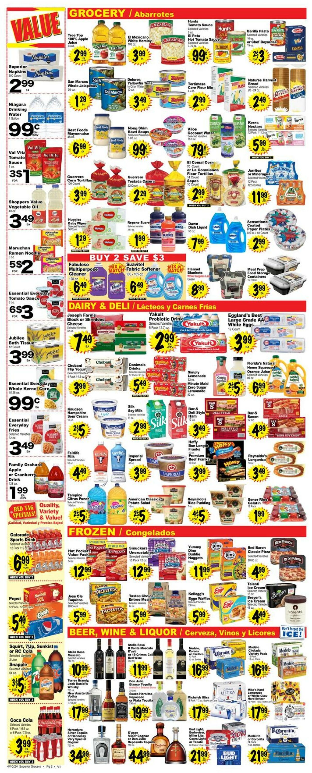 Superior Grocers Weekly Ad Circular - valid 04/10-04/16/2024 (Page 2)