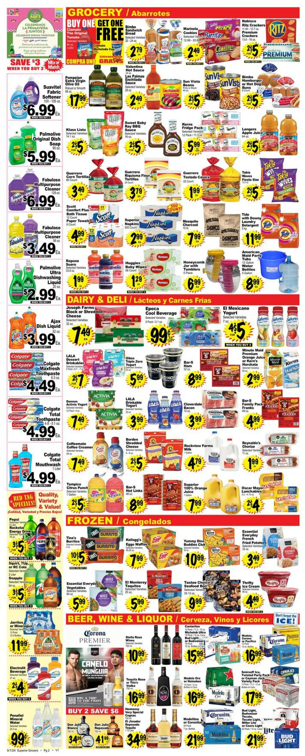Superior Grocers Weekly Ad Circular - valid 05/01-05/07/2024 (Page 2)