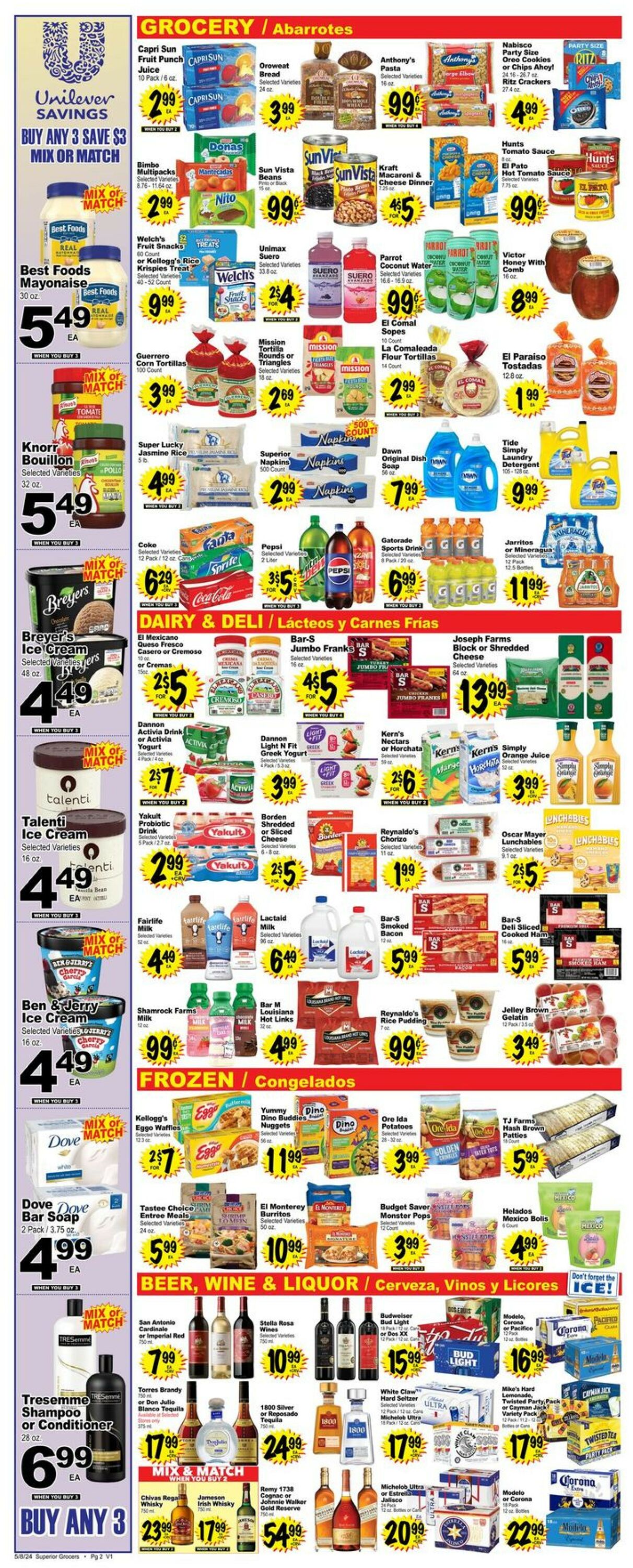 Superior Grocers Weekly Ad Circular - valid 05/08-05/14/2024 (Page 2)