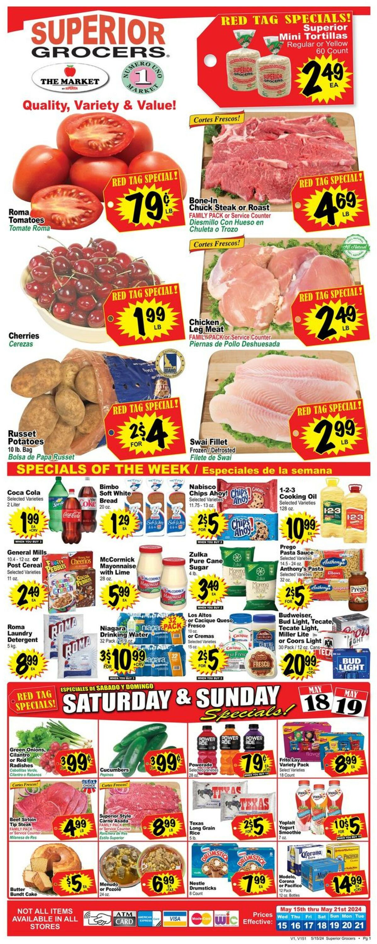 Superior Grocers Weekly Ad Circular - valid 05/15-05/21/2024