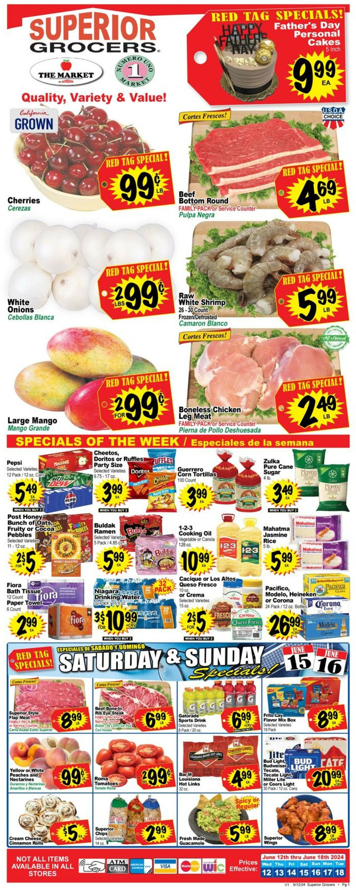 Superior Grocers Weekly Ad Circular - valid 06/12-06/18/2024