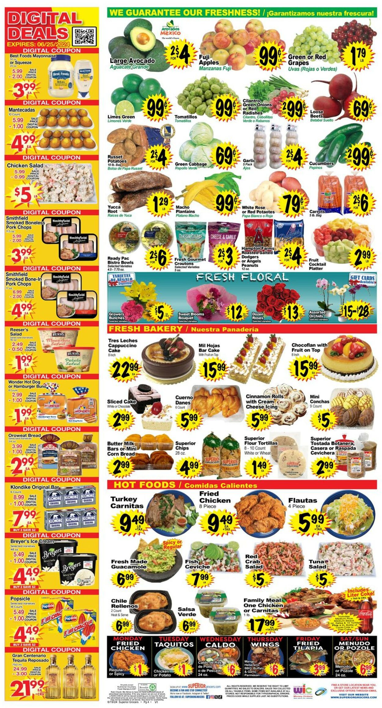 Superior Grocers Weekly Ad Circular - valid 06/19-06/25/2024 (Page 4)
