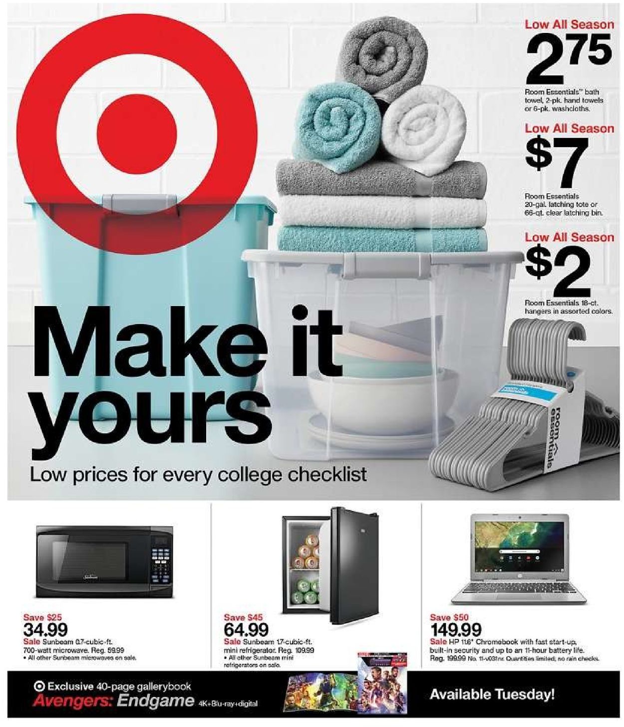 Target Weekly Ad Circular - valid 08/11-08/17/2019