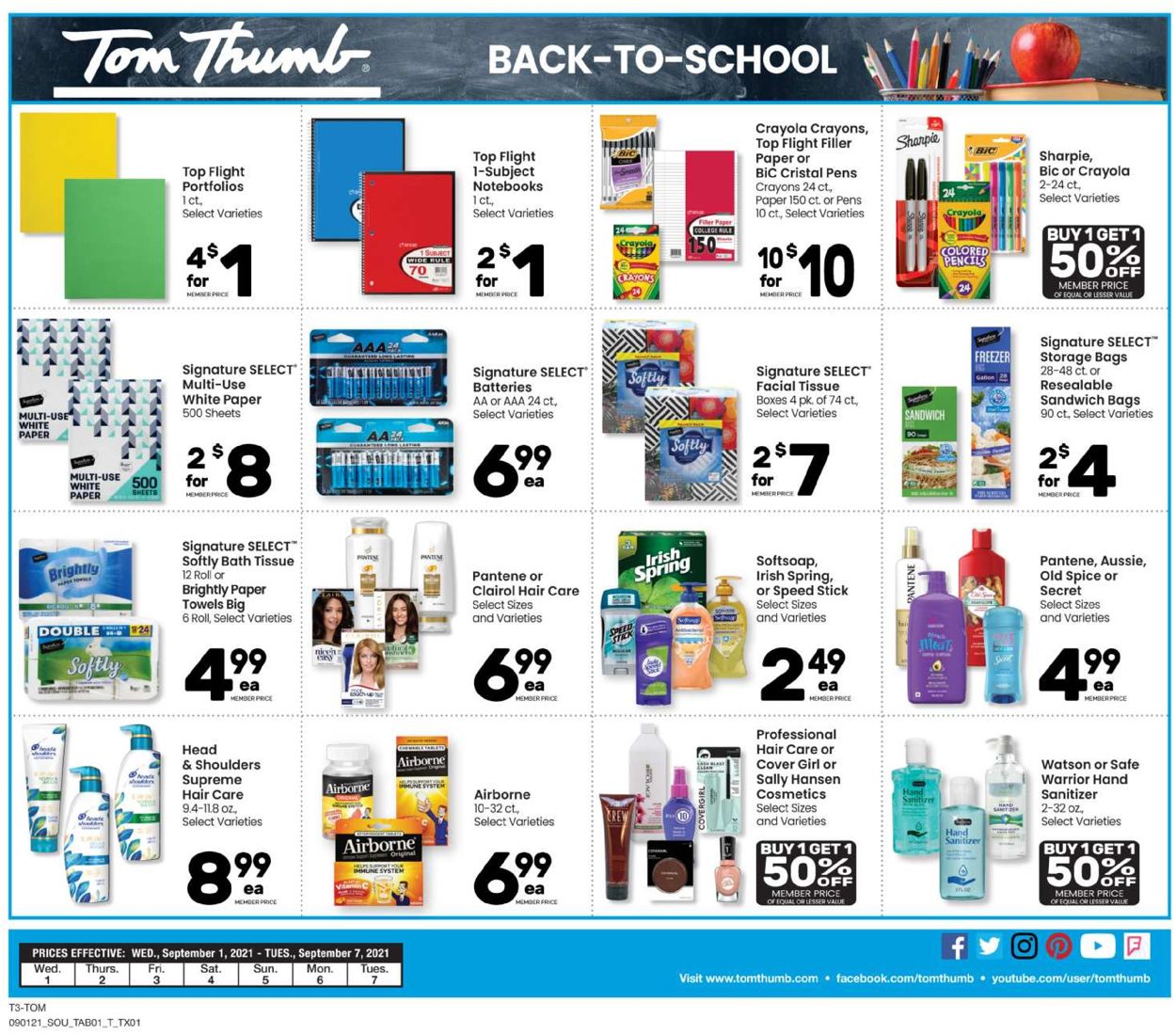 Tom Thumb Weekly Ad Circular - valid 09/01-09/07/2021 (Page 4)