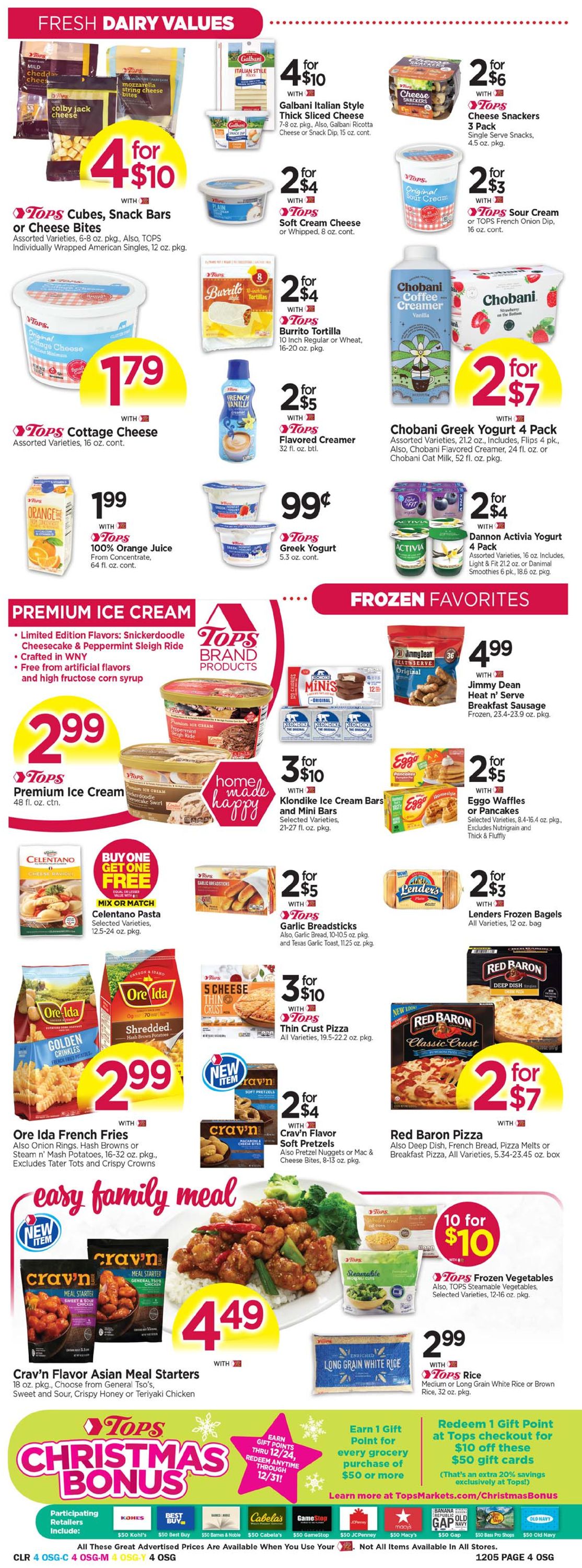 Tops Friendly Markets Cyber Monday 2020 Weekly Ad Circular - valid 11/29-12/05/2020 (Page 4)