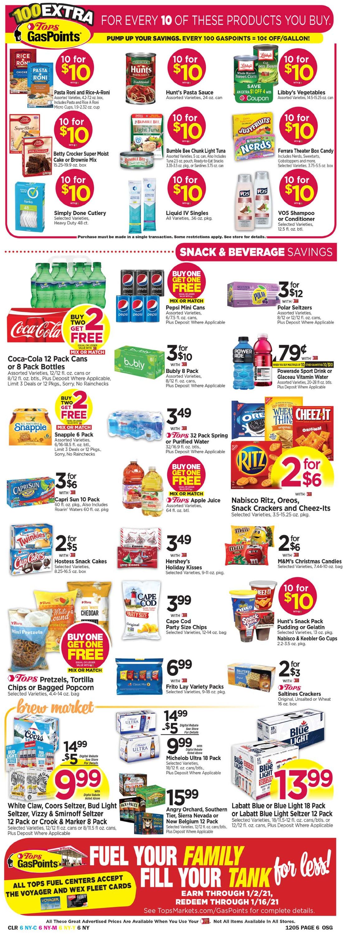 Tops Friendly Markets Cyber Monday 2020 Weekly Ad Circular - valid 11/29-12/05/2020 (Page 6)